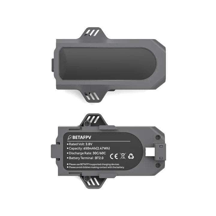 BetaFPV 3.8V 1S 650mAh 15C LiHV Aquila16 Exclusive Battery 2 Pack - BT2.0、mySite、merchandisen