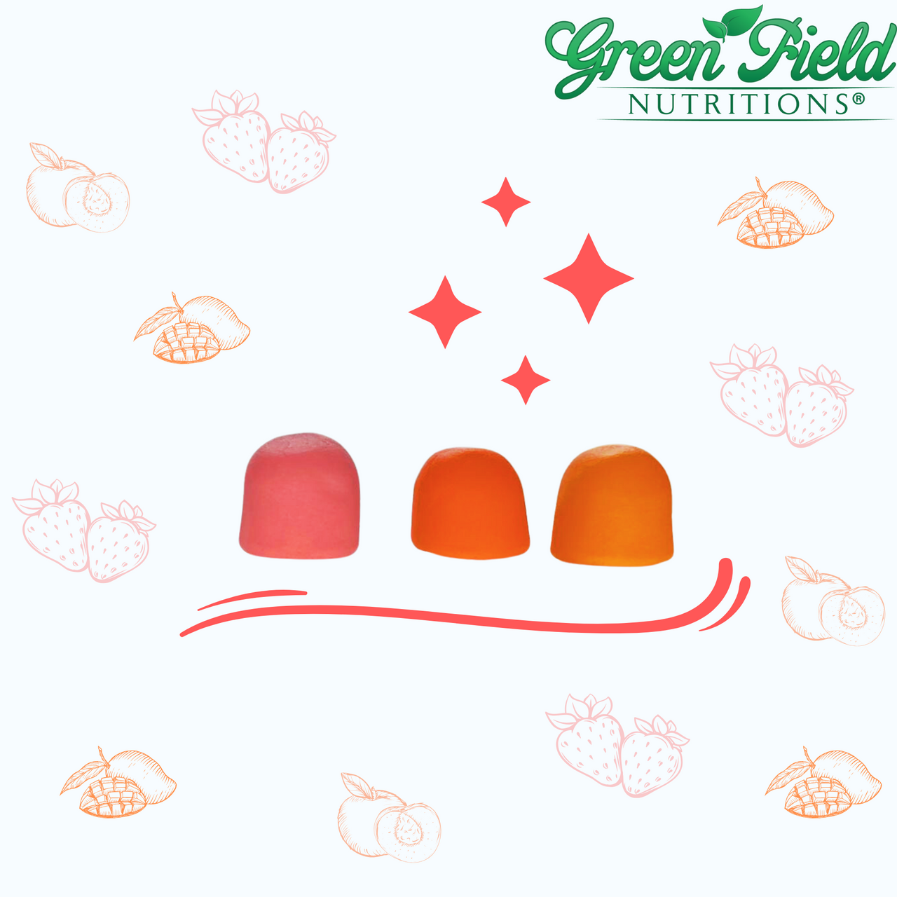 Greenfield Nutritions - Halal Vitamin D3 for Kids 1000IU (25 mcg) Gummies、mySite、topwebapps