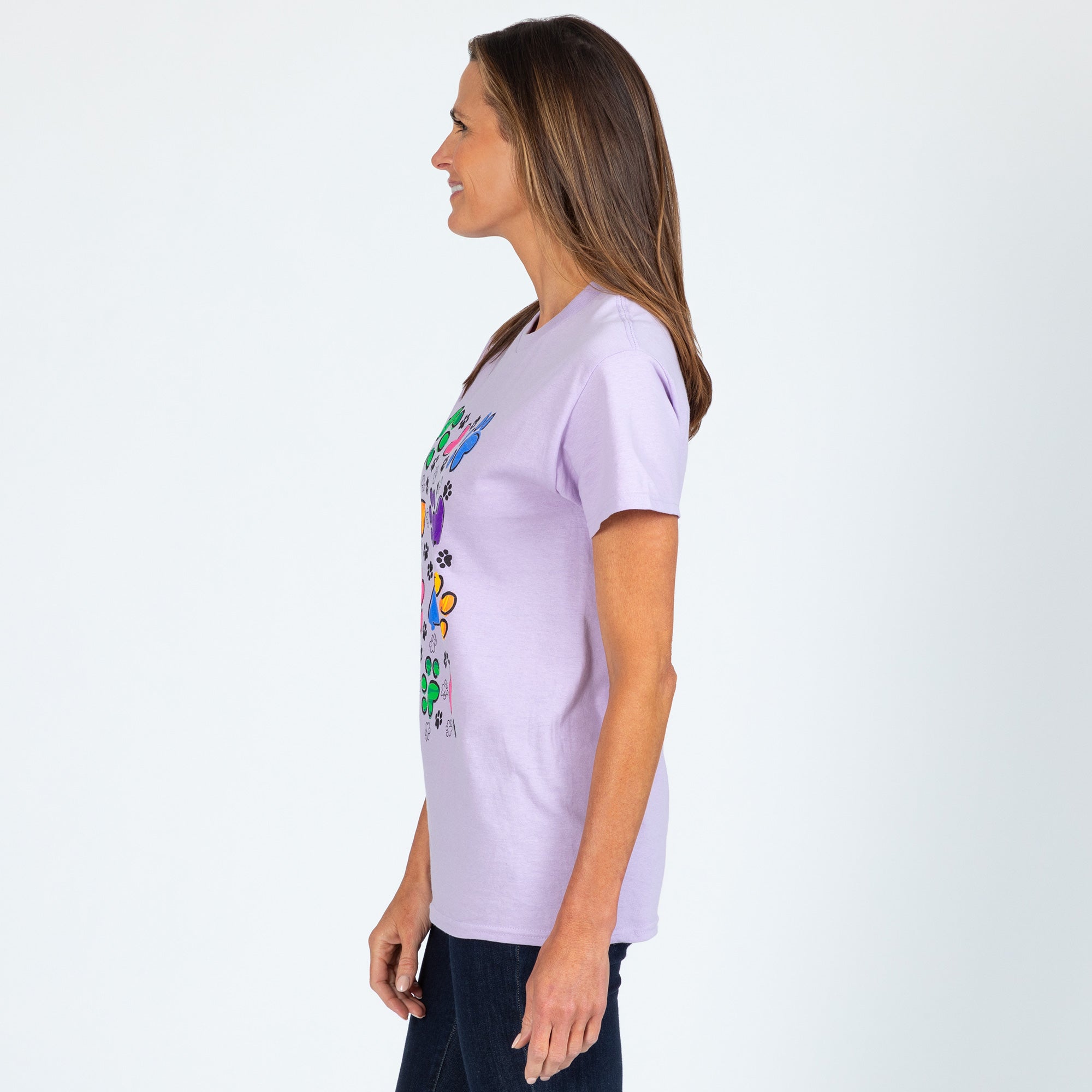 Paws & Hearts Splatter T-Shirt、mySite、camillekostekn