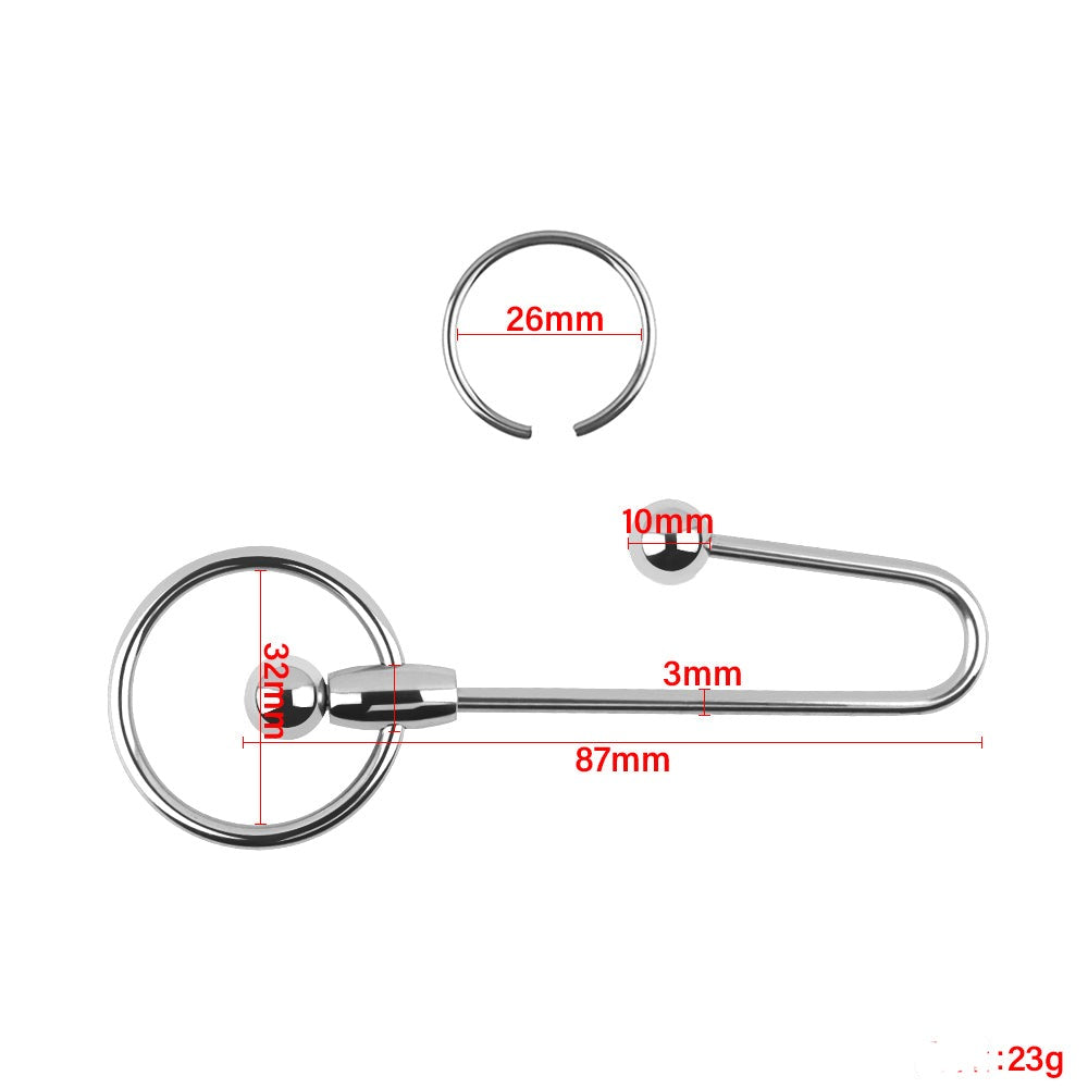 Come Closer Classic Ball Penis Plug | Glans Ring | Cum Stopper、mySite、bottomscart