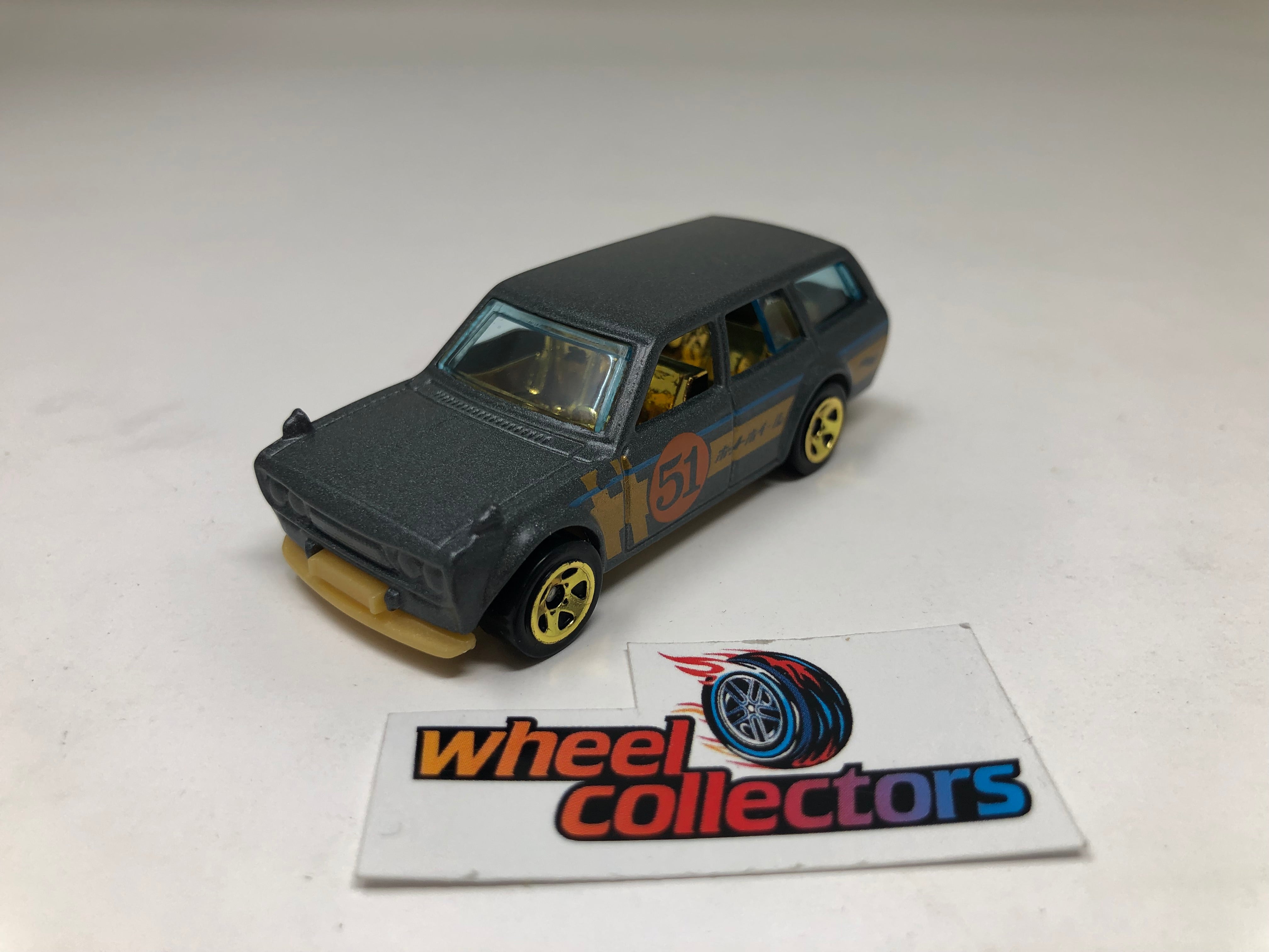 '71 Datsun 510 Wagon * Gray * Hot Wheels Loose 1:64 Scale、mySite、hgirdovlk