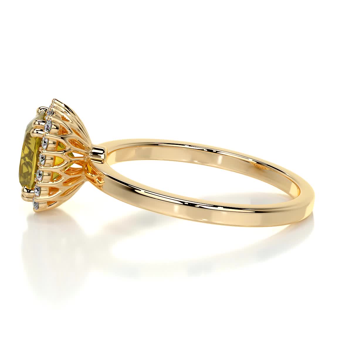 Emery Fantasy Diamond Engagement Ring - 18K Yellow Gold、mySite、hinf8tx79