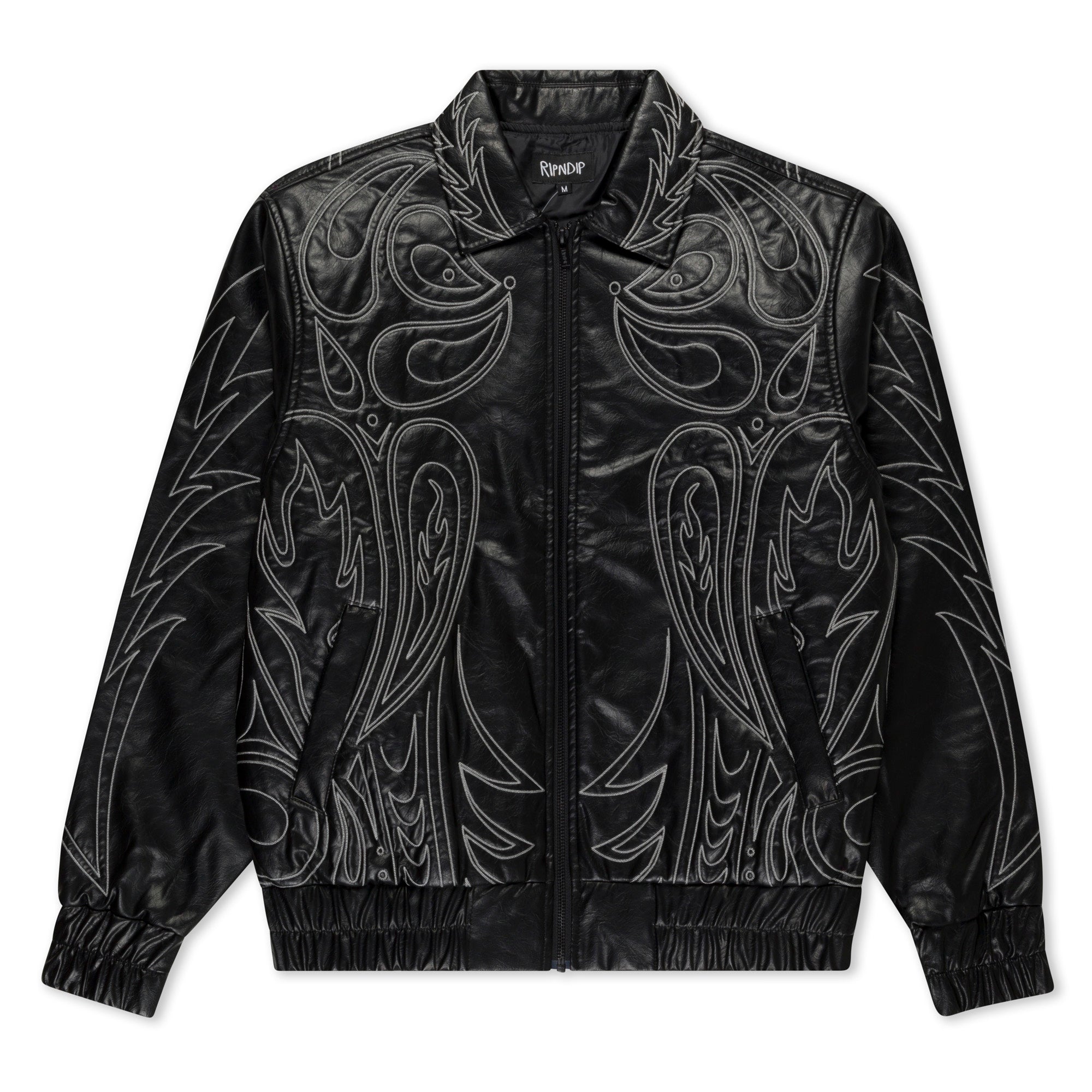  Howdy Leather Puffer Jacket (Black)、mySite、merchandisen