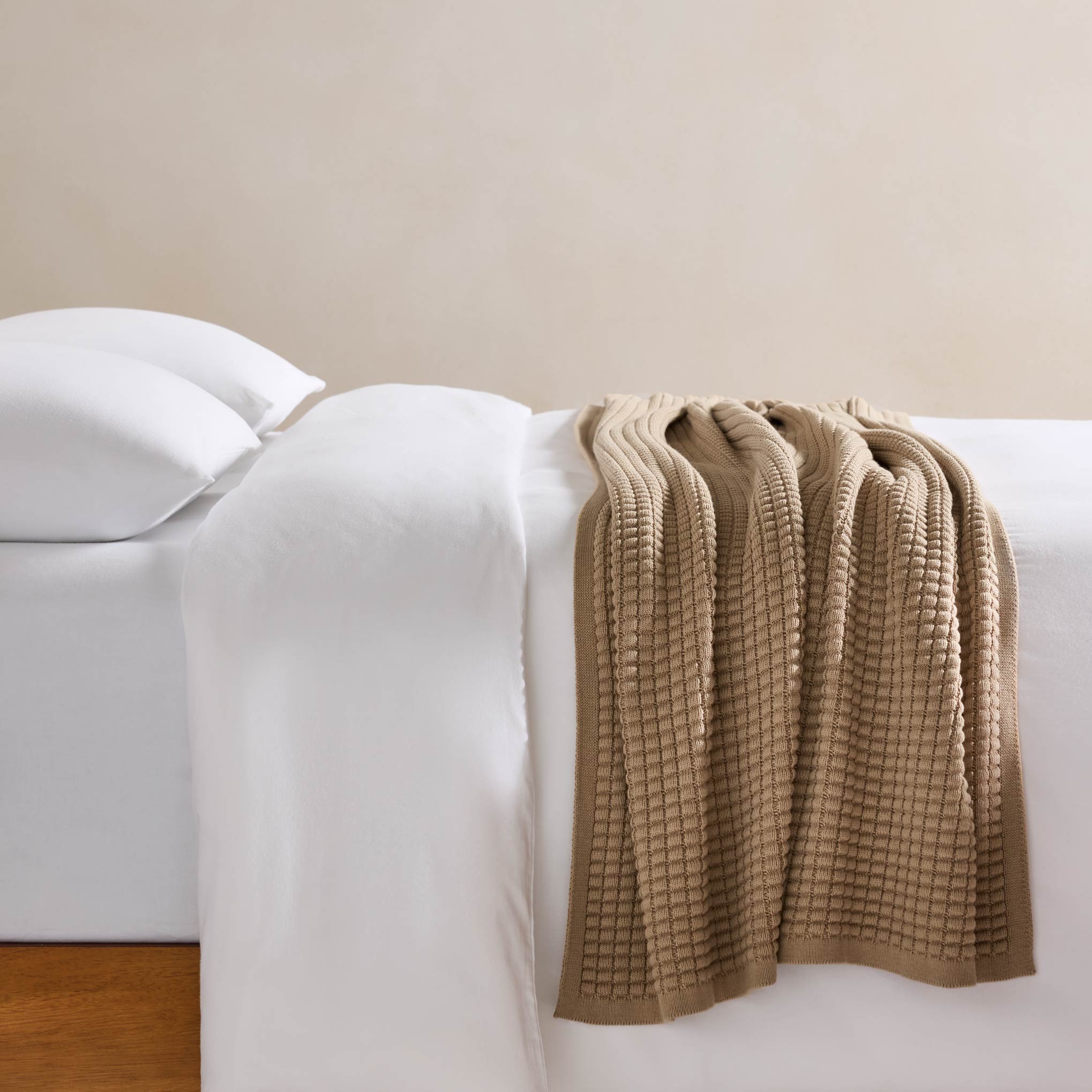  Grid Knit Cotton Throw Blanket、mySite、sugarbowlscore