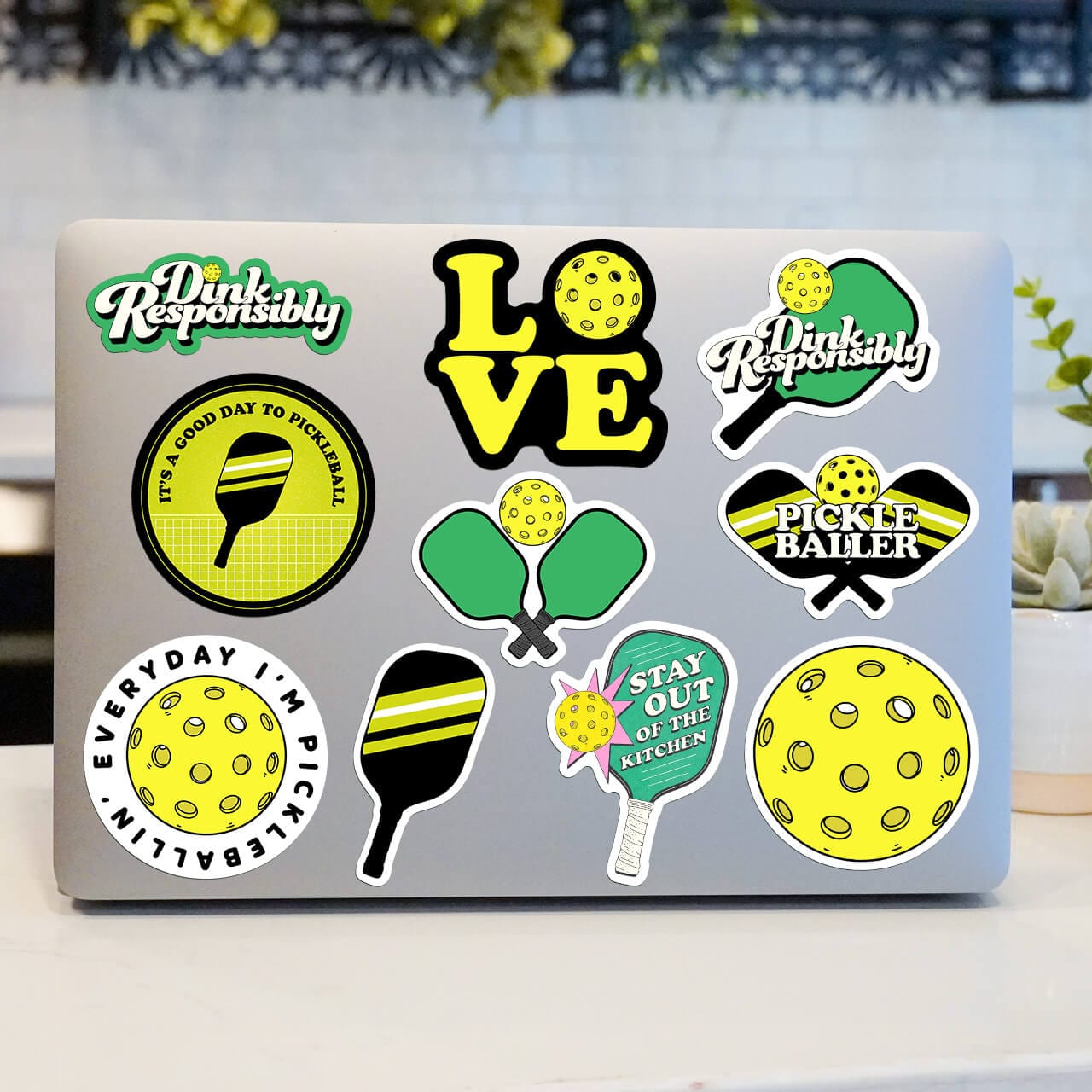  Pickleball Sticker 10 Pack、mySite、ghnorth