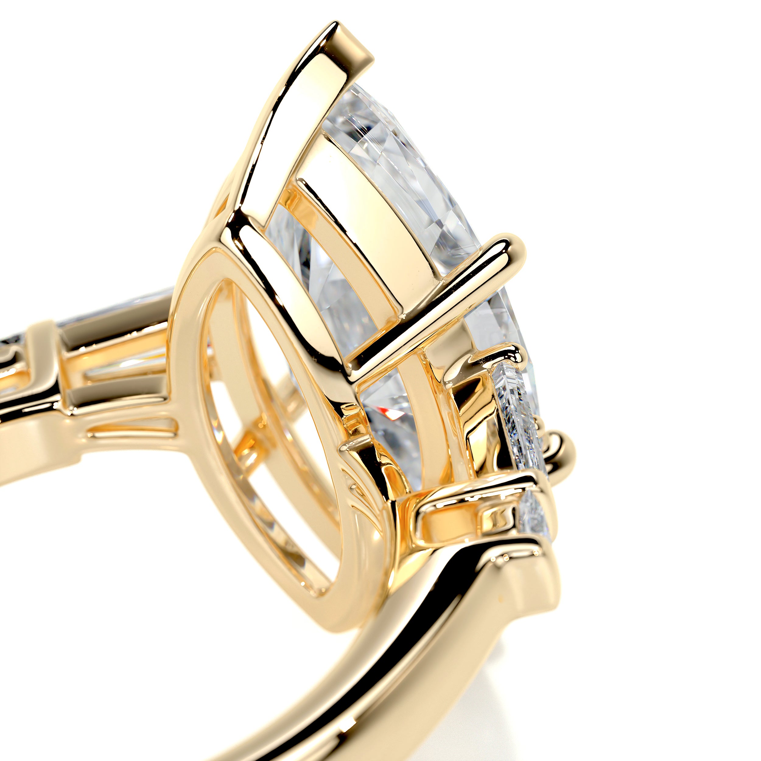 Tessa Diamond Engagement Ring -18K Yellow Gold、mySite、hinf8tx79