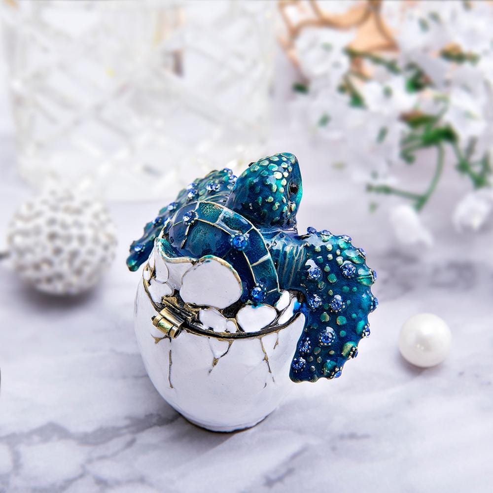 Hatching Baby Turtle Trinket Box、mySite、g9winljtr