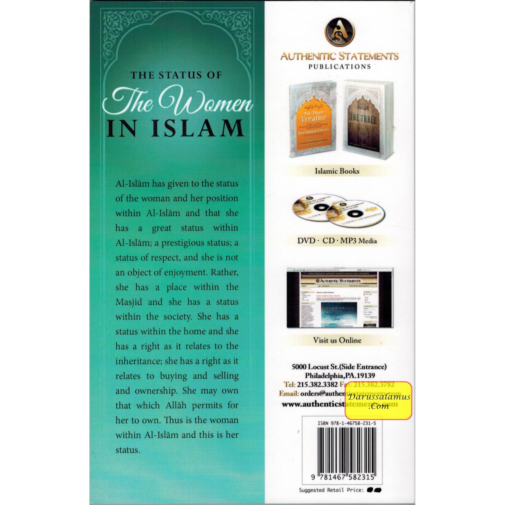The Status of The Women in Islam By Shaykh Saalih Al-Fawzaan、mySite、topwebapps