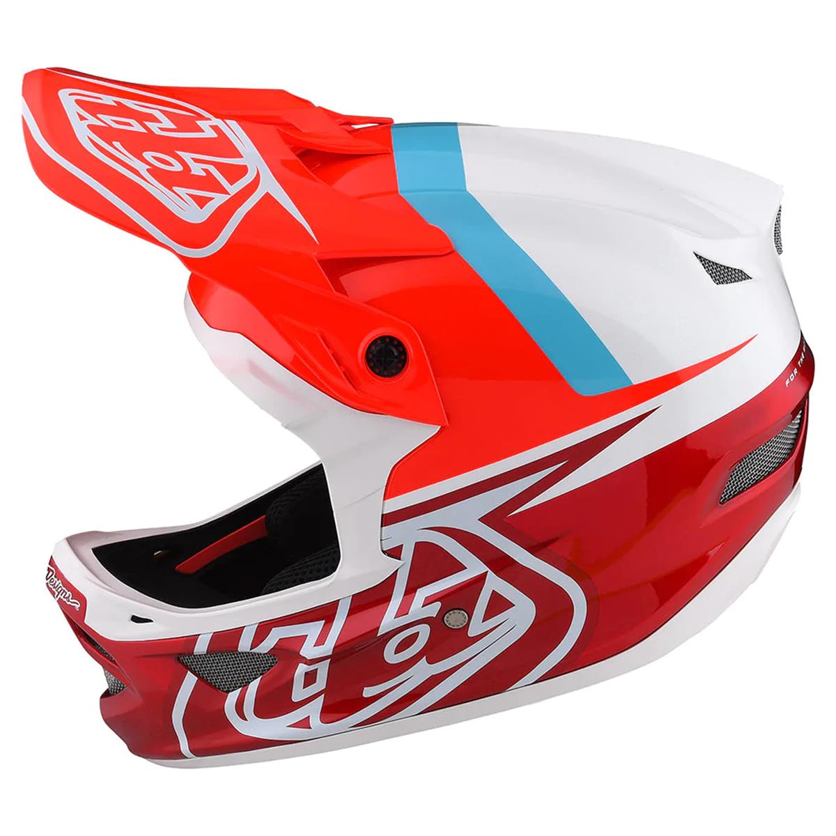  Troy Lee D3 Fiberlite Race Helmet - Slant Red、mySite、merchandisen