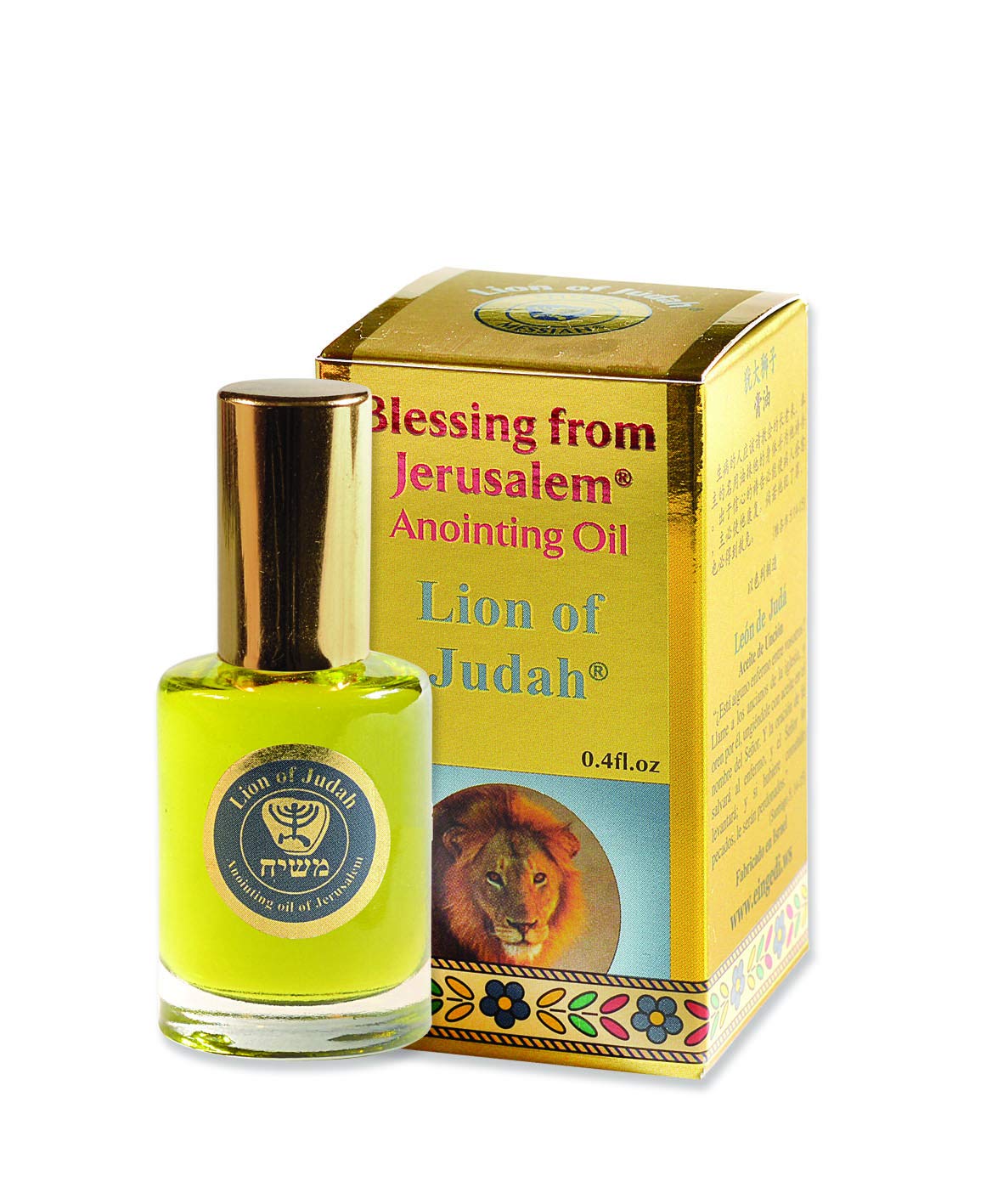  Holy Land Market - Gold Collection - Holy Land EIN Gedi Anointing Oil (.4 fl. oz.)、mySite、elrpsem3k