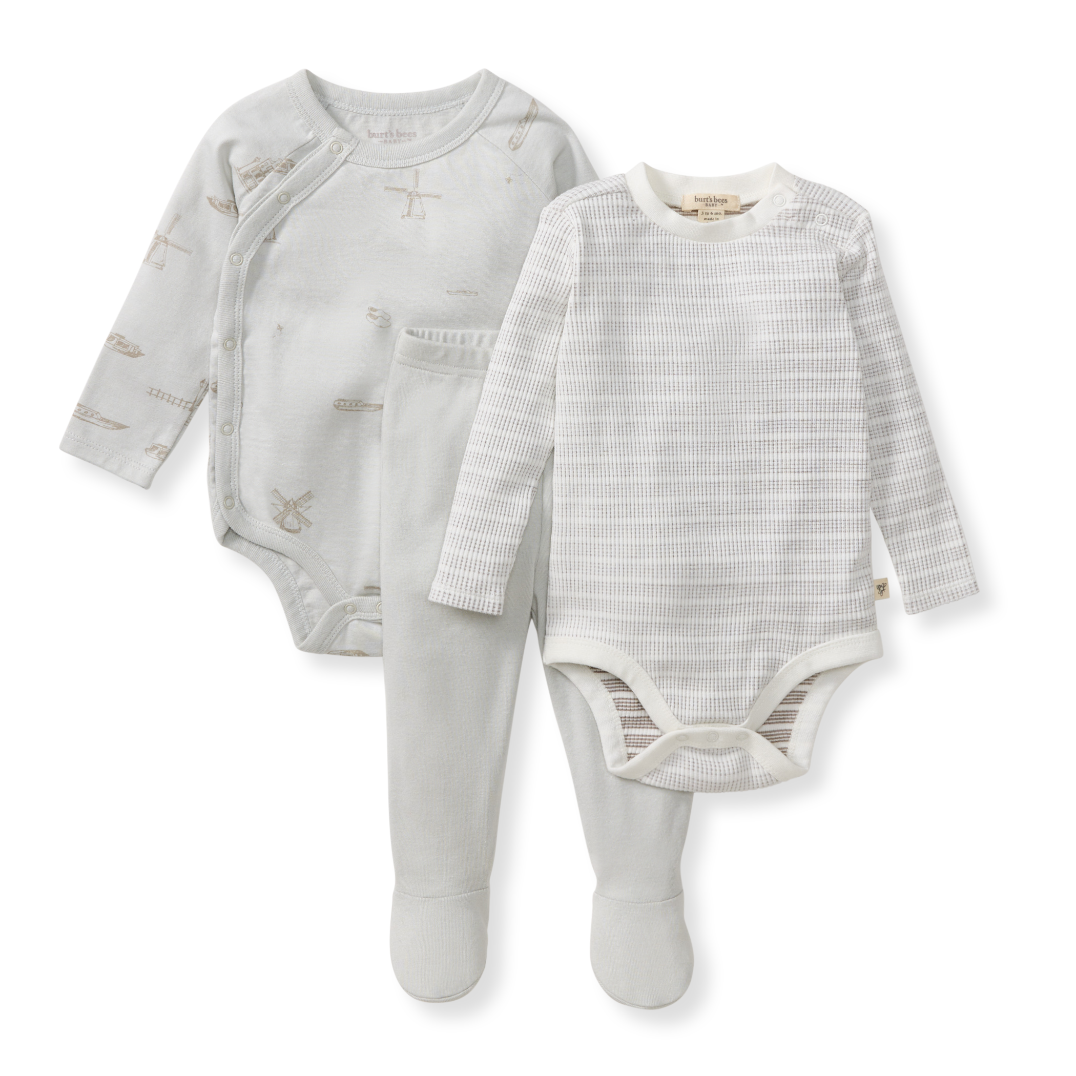Amsterdam 3 Piece Bodysuit & Pant Set - Morning Blue、mySite、g9winljtr