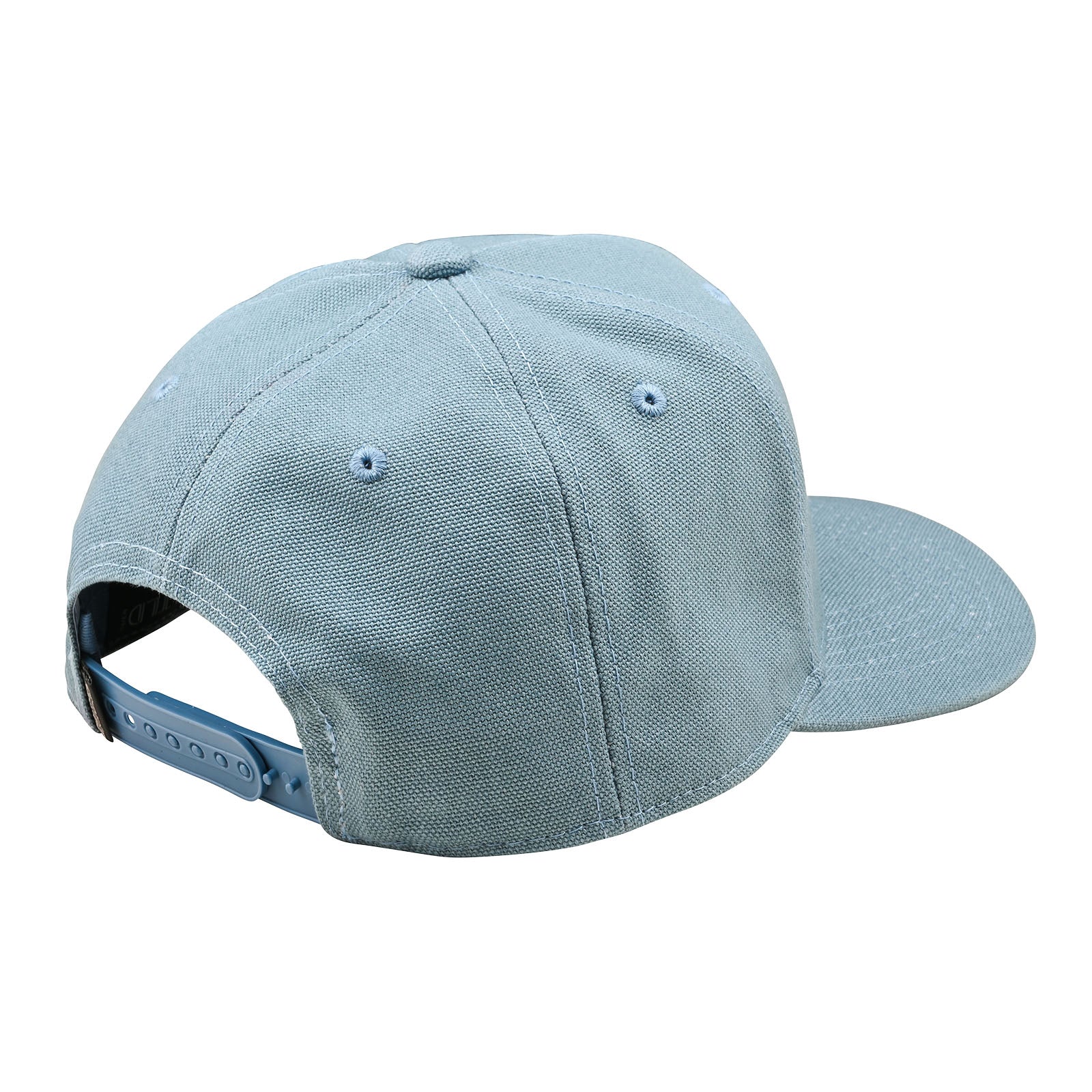 Curved Snapback Hat Stamp Smoke Blue、mySite、dreamappss