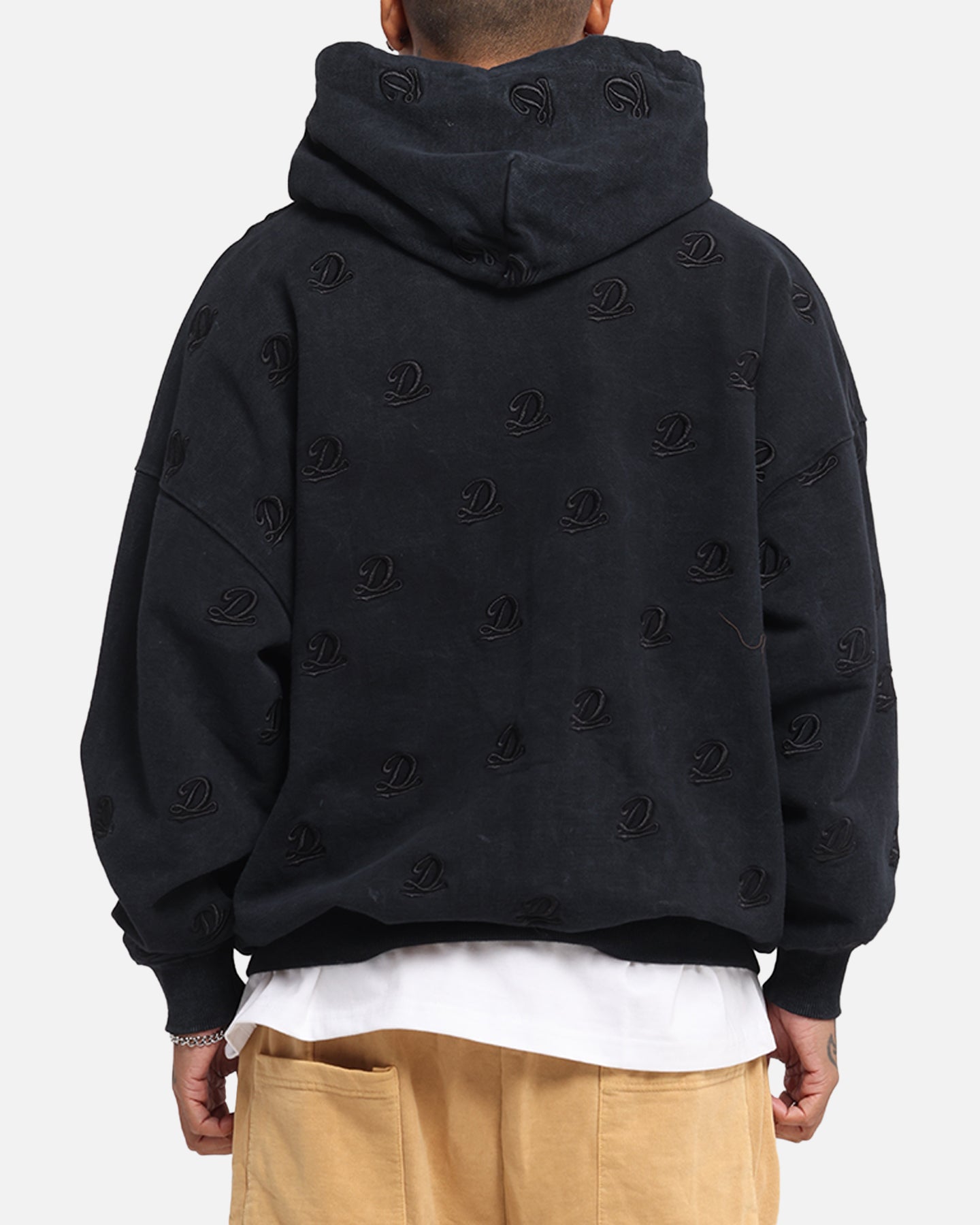 Dreamville Logo All Over Zip Hoodie Dark Grey、mySite、zt4zffjzw