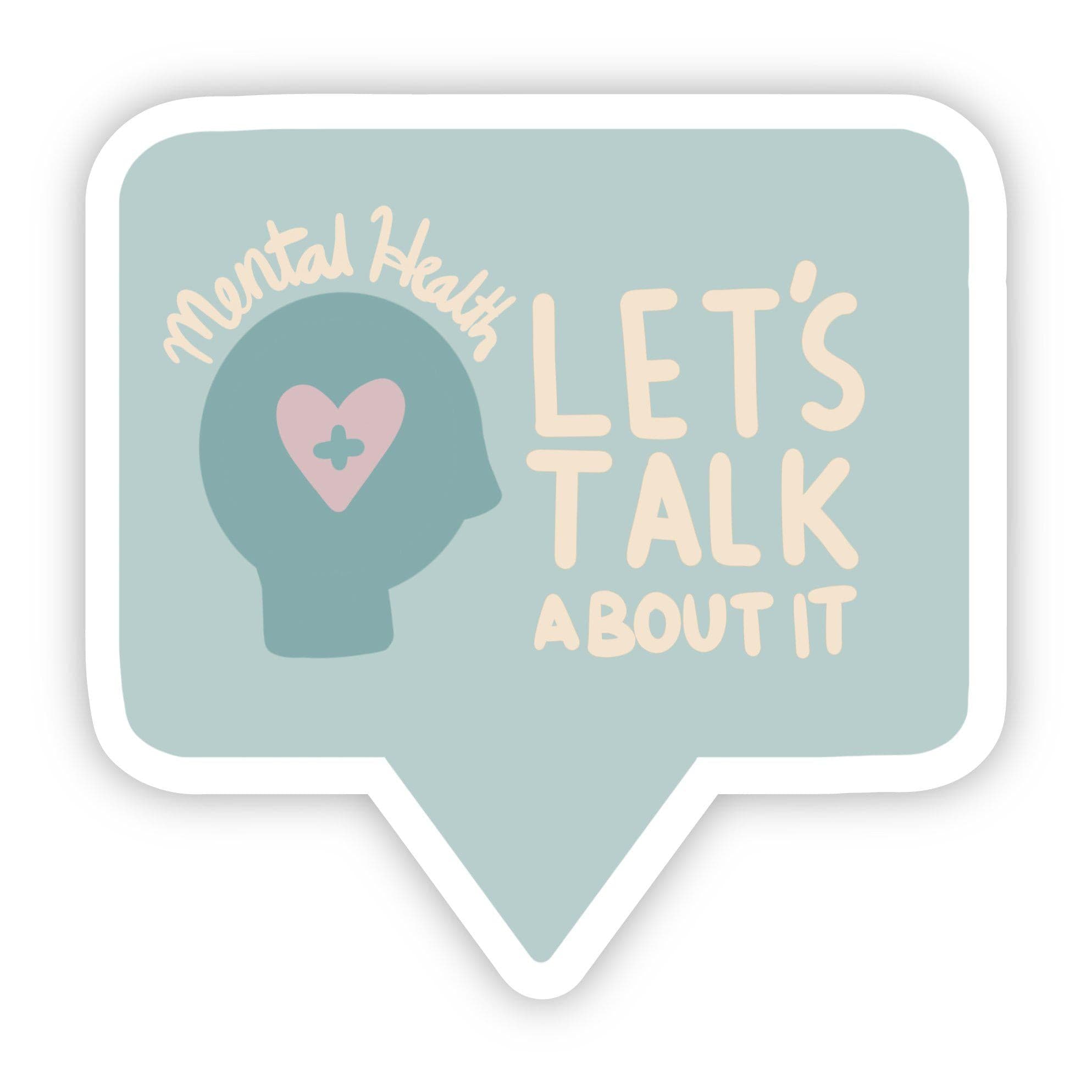  Mental Health Let's Talk About It Sticker、mySite、elrpsem3k
