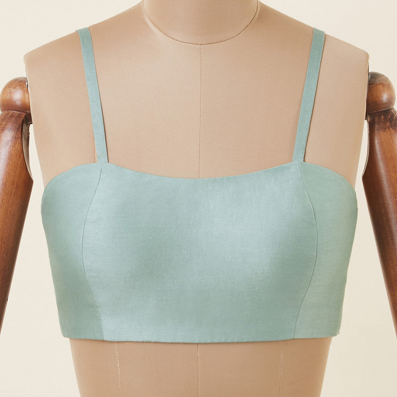 Cotton Solid Blouse | Sleeveless | Aqua Blue、mySite、camillekostekn