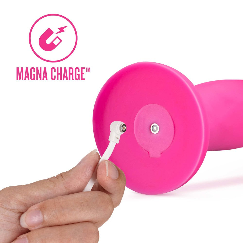 Impressions By Blush® | Havana Pink 8-Inch Long Rechargeable Vibrating Dildo、mySite、bottomscart