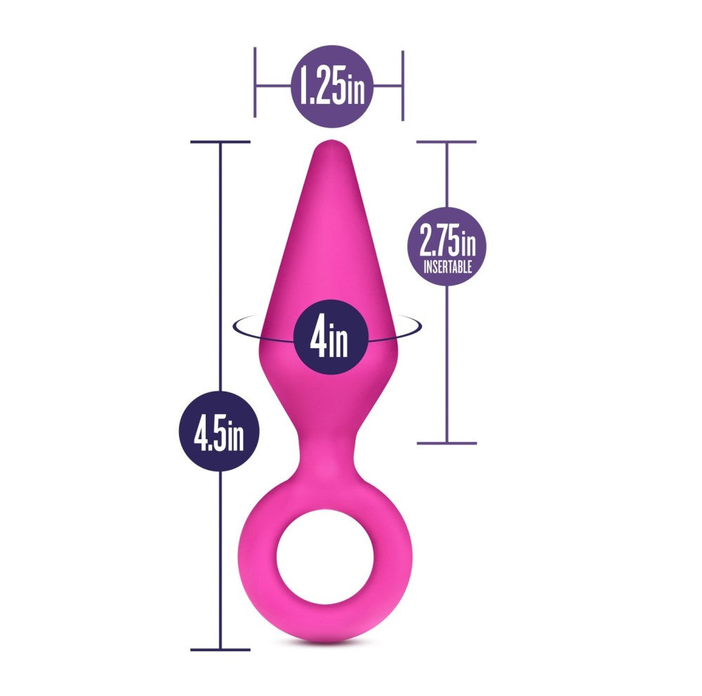 Luxe By Blush® | Candy Rimmer Fuchsia 4.5-Inch Anal Plug、mySite、bottomscart