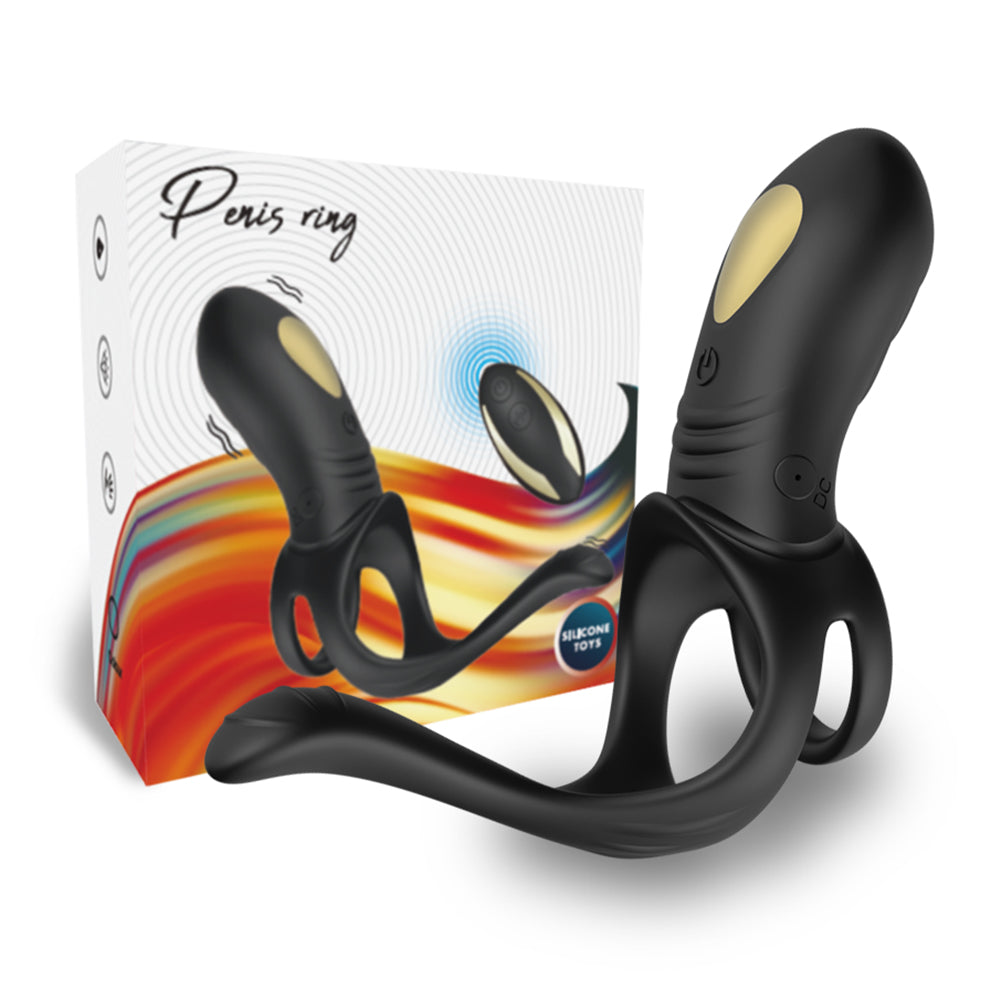 Low Rider 3 In 1 Remote Controlled Vibrating Cock Ring | Clitoral | Anal | USB、mySite、bottomscart