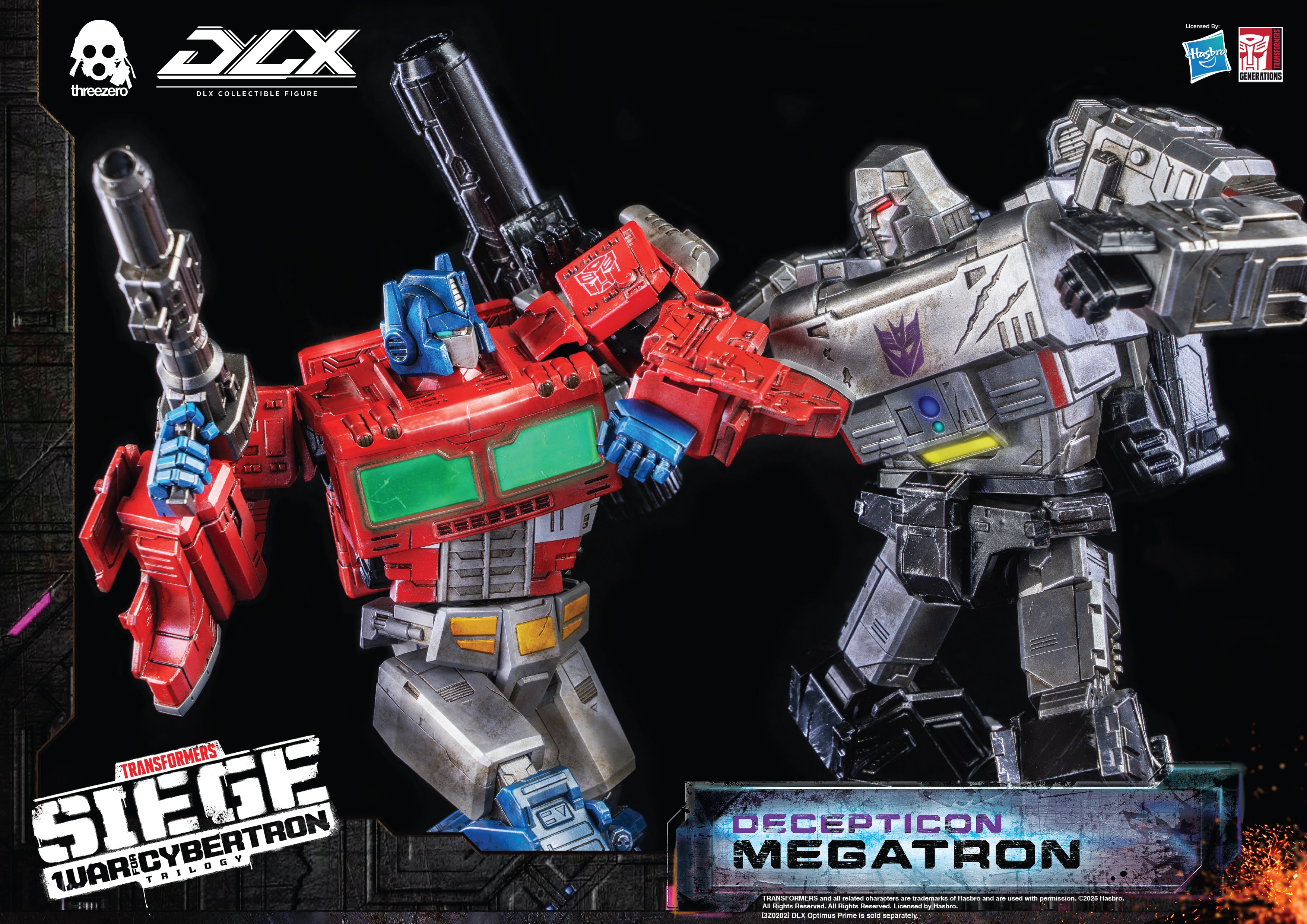 Threezero Transformers: War for Cybertron Trilogy DLX Megatron、mySite、hgirdovlk