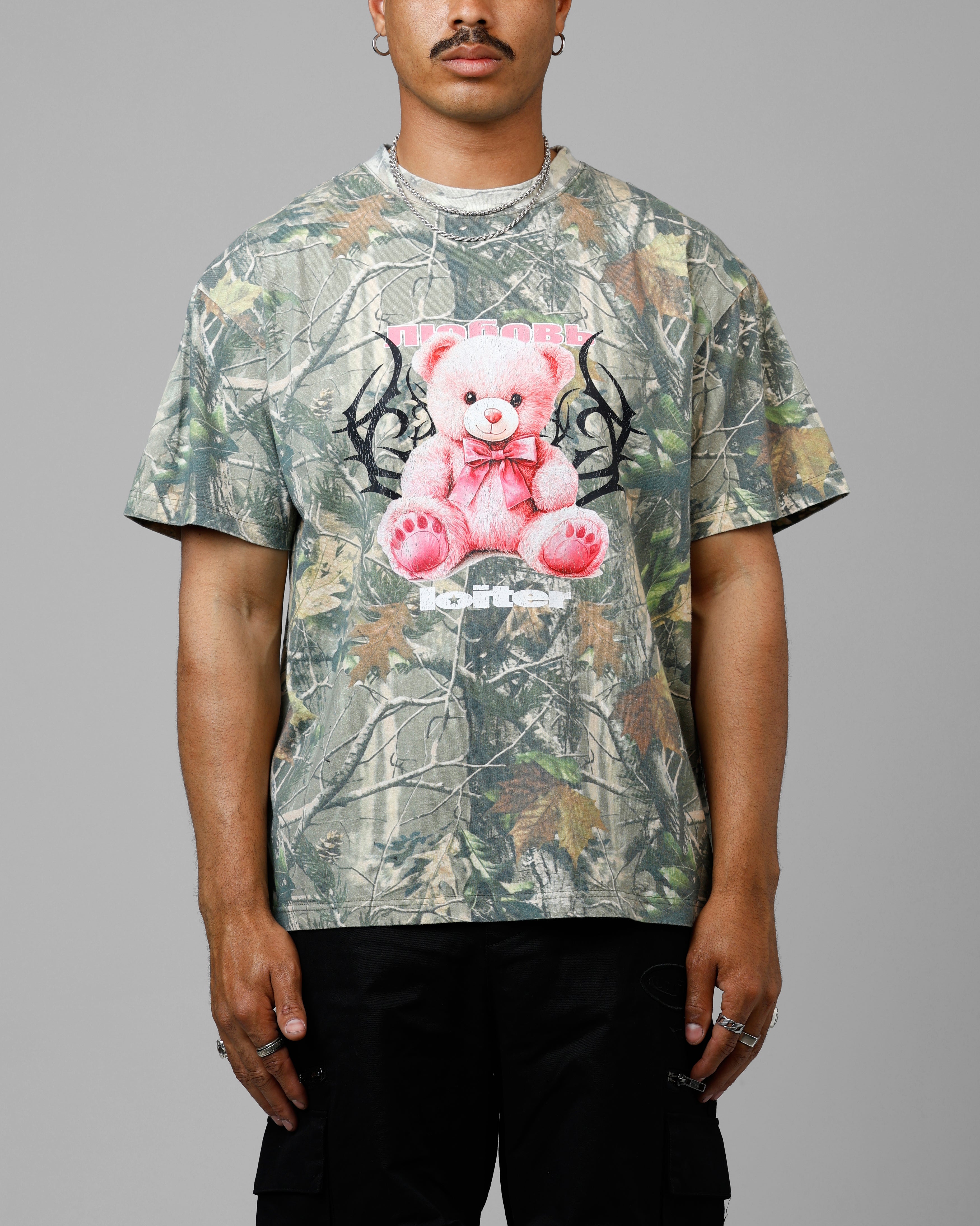 Loiter Care Vintage T-Shirt Real Tree Camo、mySite、zt4zffjzw