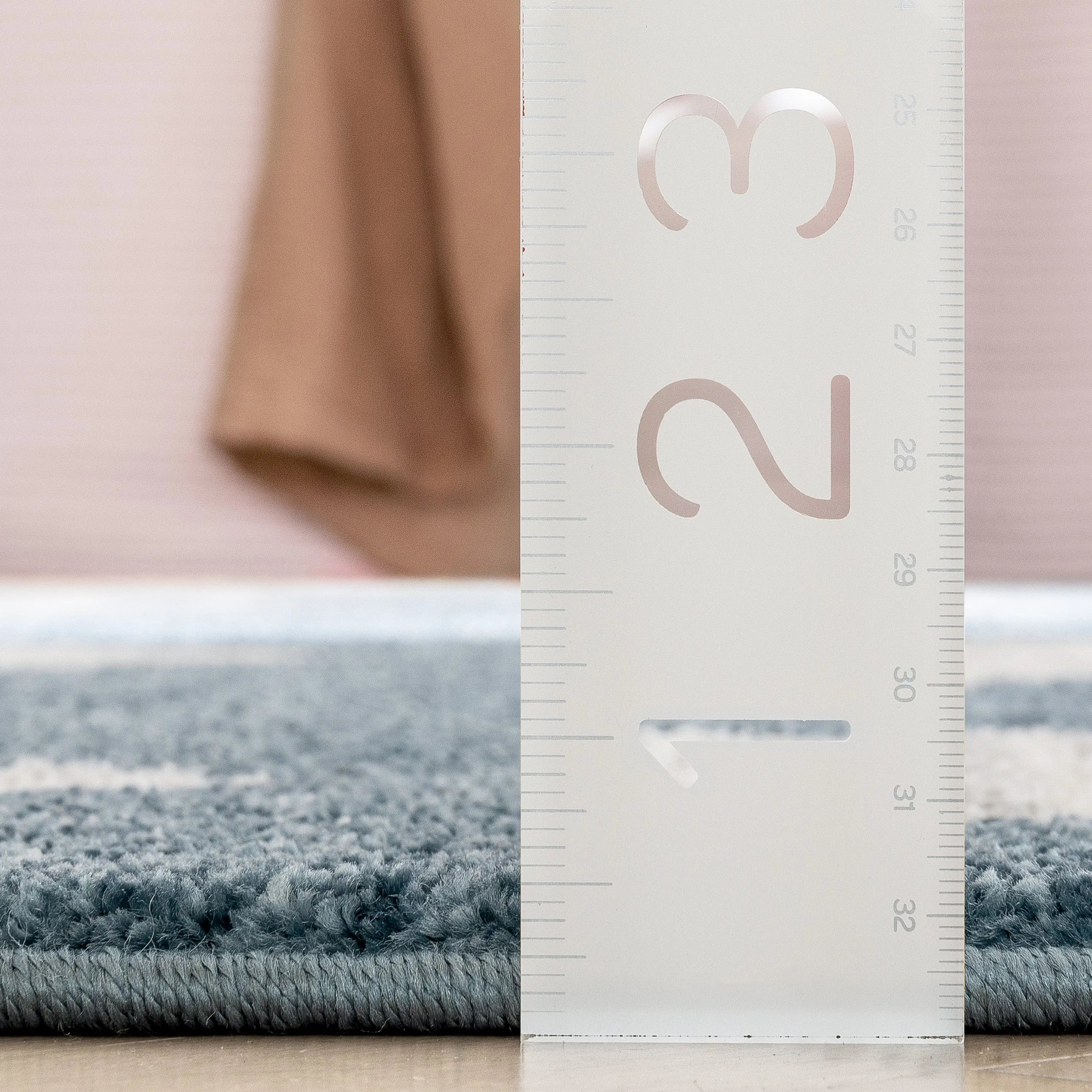 Triangles Modern Geometric Pattern Blue Kids Rug、mySite、gigharbornorthrealestate