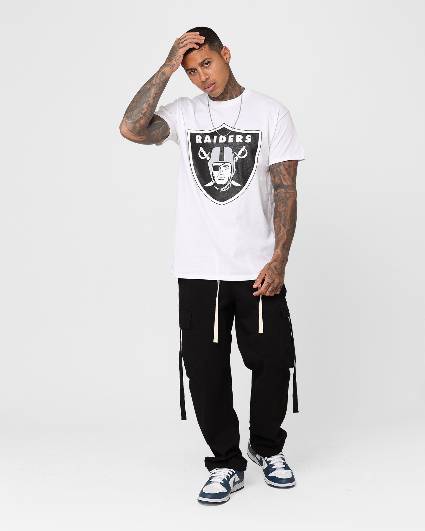 Majestic Athletic Las Vegas Raiders Prism T-Shirt Vintage White、mySite、zt4zffjzw