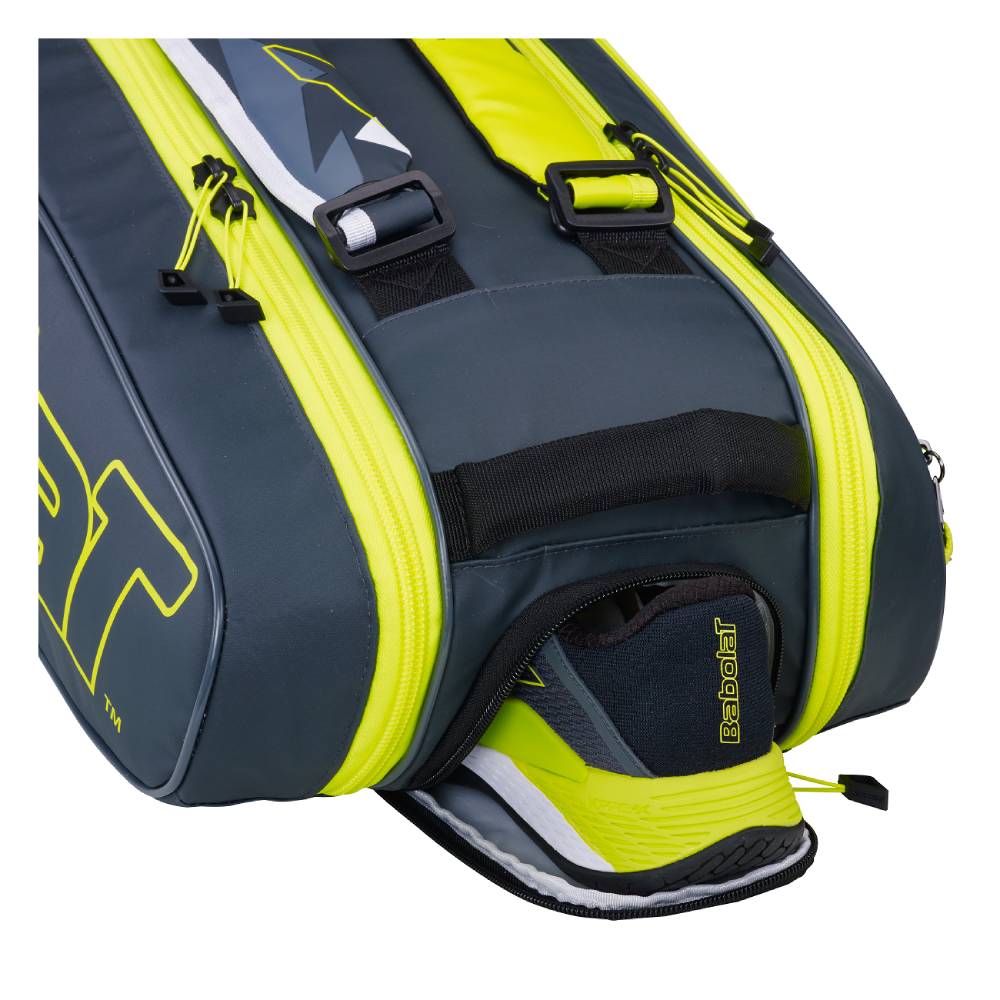 Babolat Pure Aero 6 Pack Racquet Bag 2023 (Black/Yellow)