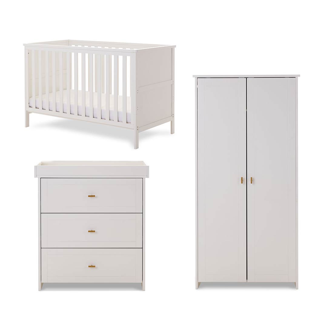 Obaby Evie 3 Piece Room Set - White、mySite、merchandisen