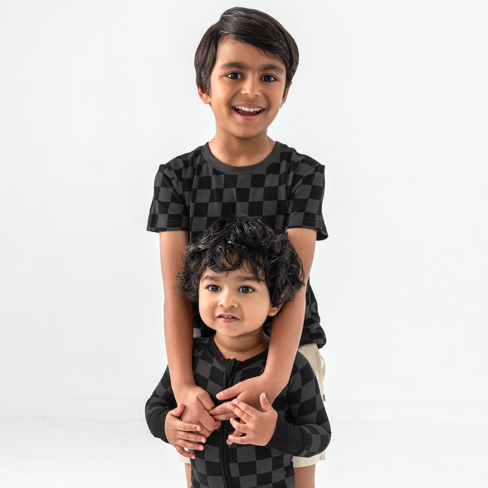  Monochrome Checks Short Sleeve Relaxed Tee、mySite、layawaytickets