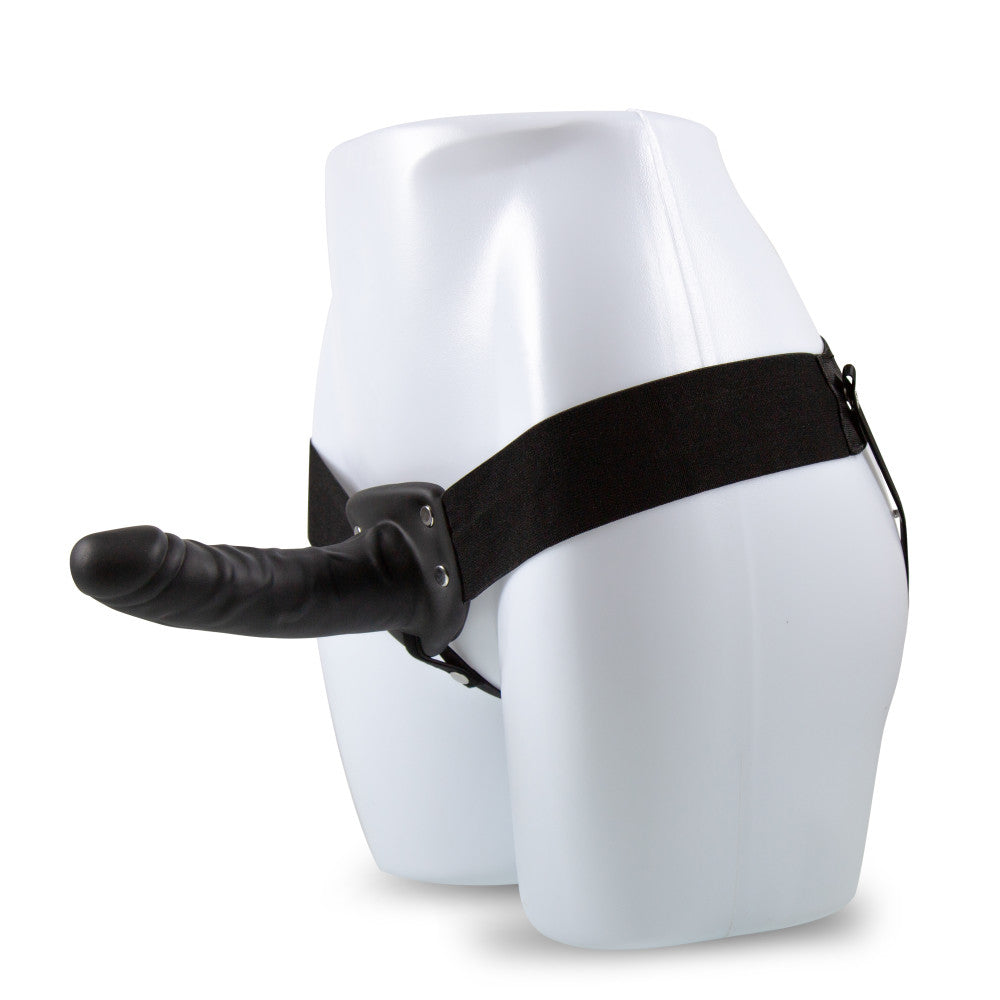 Dr. Skin By Blush® | 6-Inch Long Hollow Strap On Black、mySite、bottomscart