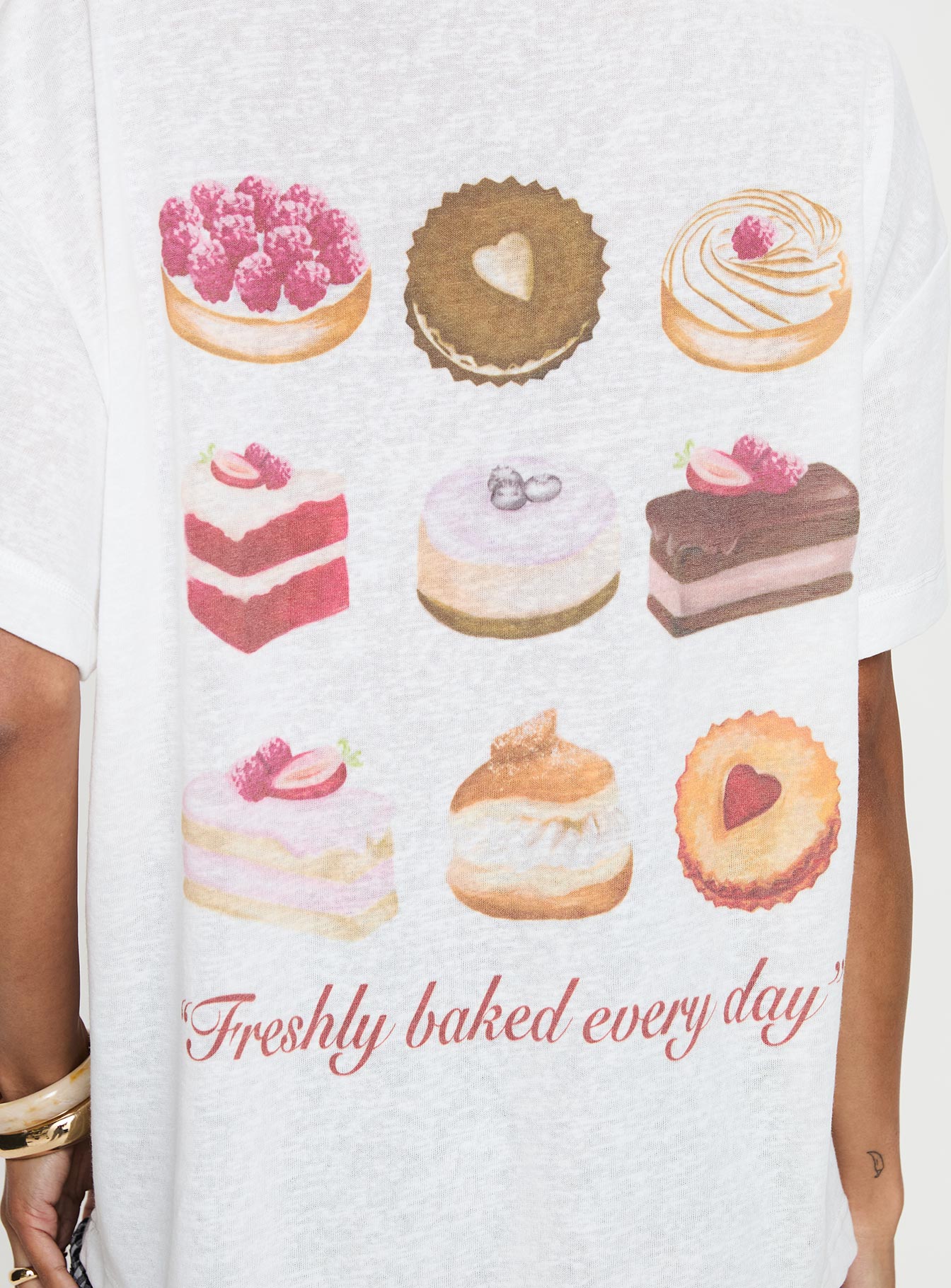 Bakery Caked Oversized Tee Cream、mySite、solidvoid