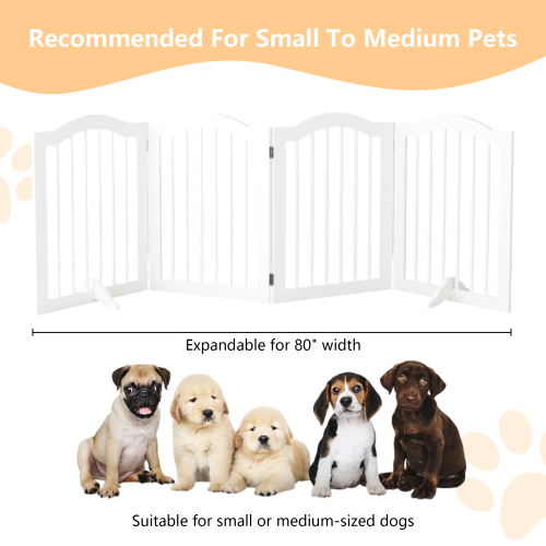 29.5-45.3" Wide Baby Gate for Stairs, Dog Gate Indoor for Doorways, No Drilling Pressure Mounted Pet Gates for Kids, Easy Walk Through Safety Gate, White、、casual