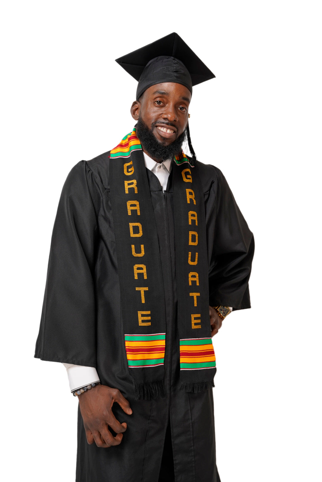 Dupsie's GRADUATE Kente Cloth Graduation Stole Sash DPS268、mySite、solidvoid