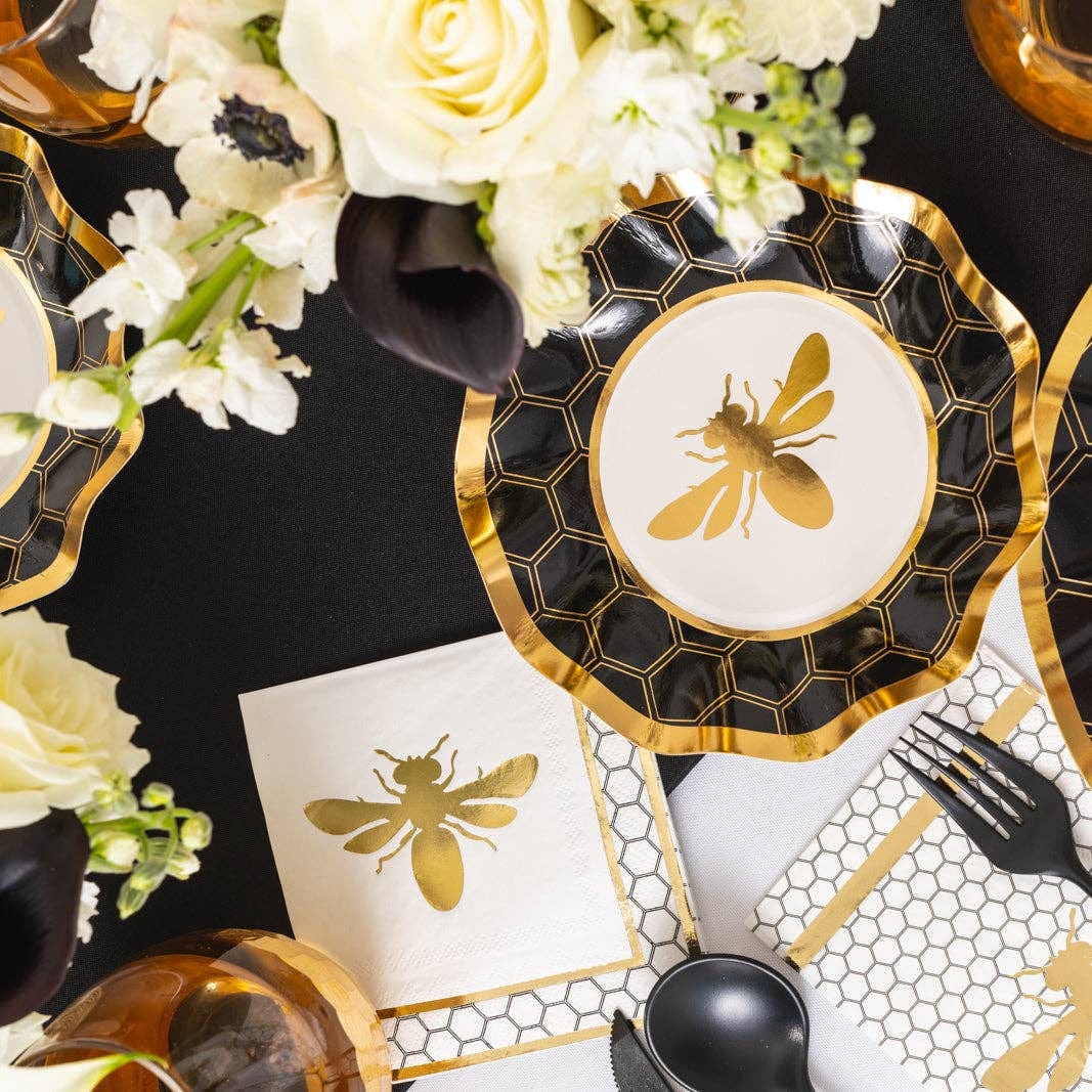 Honey Bee Cocktail Napkins - Set of 20、mySite、topwebapps