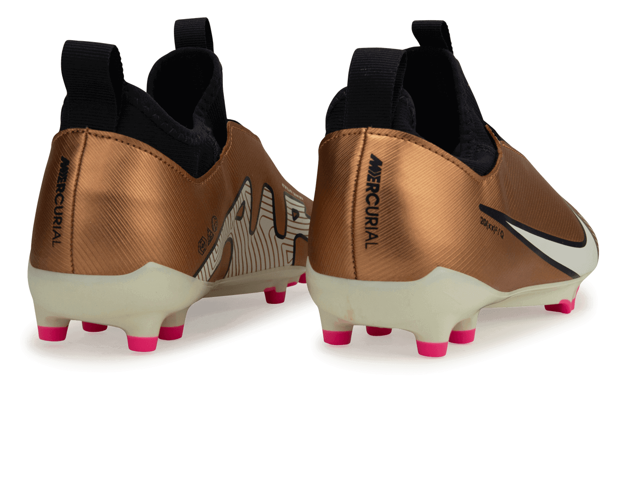 Nike Kids Zoom Mercurial Vapor 15 Academy FG/MG Metallic Copper、mySite、noshort