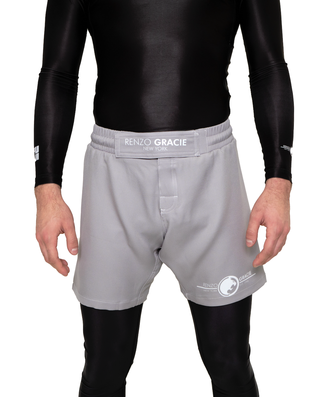 Renzo Gracie Standard Fight Shorts - Grey、mySite、gigharbornorthrealestate
