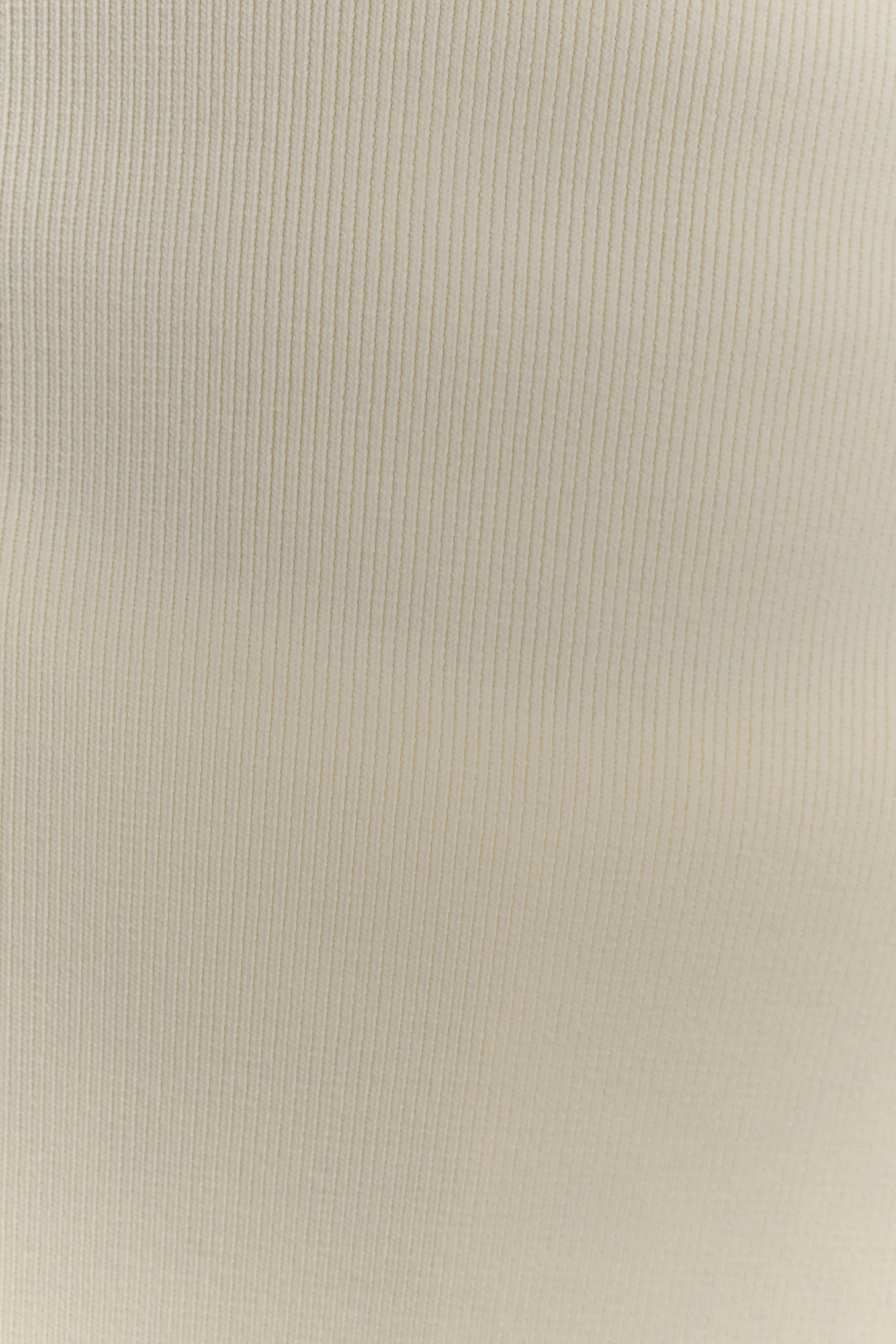 Anette Bandage Knit Strapless Top - Ivory、mySite、solidvoid