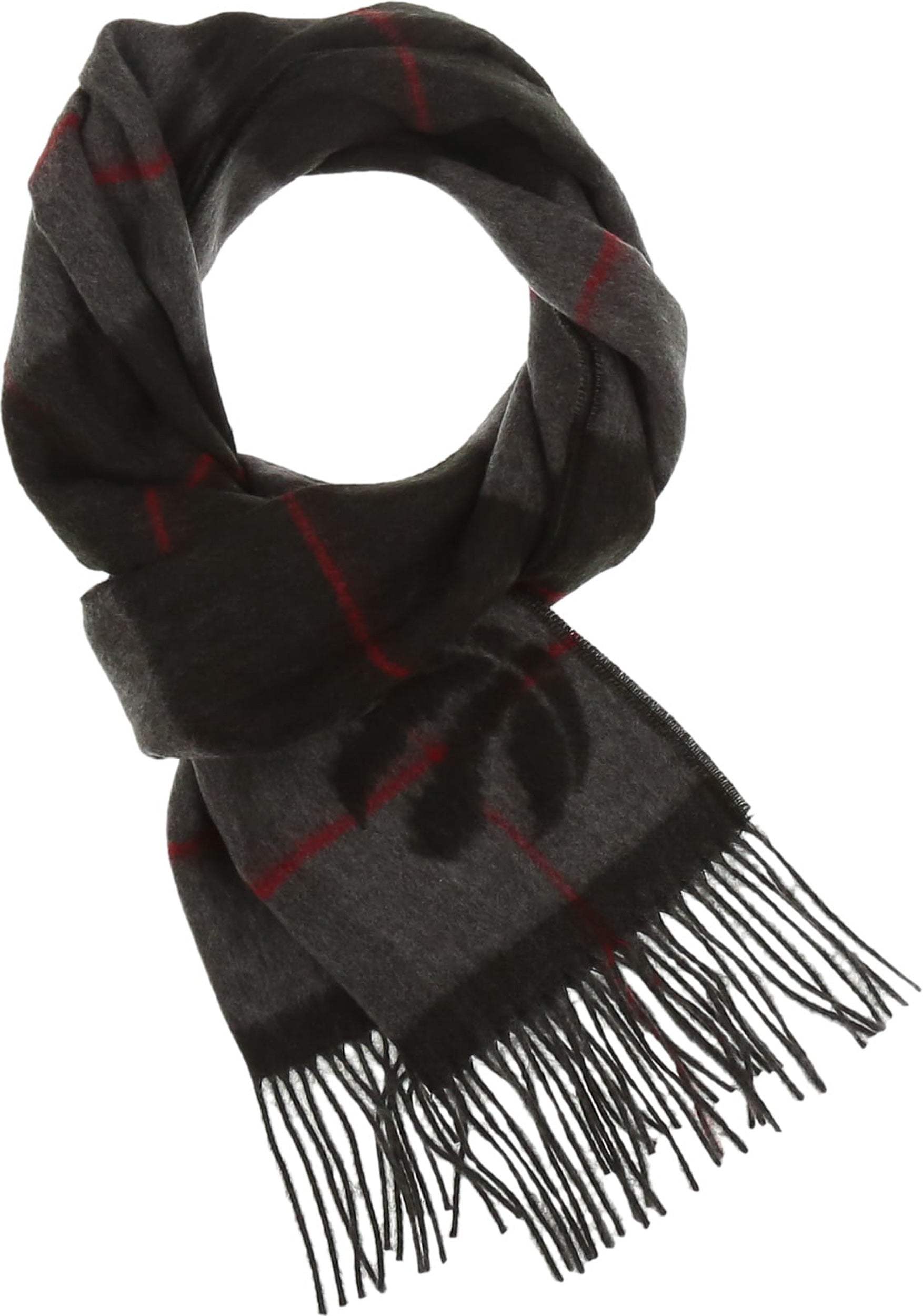 Logo Black Check Scarf、mySite、neckold