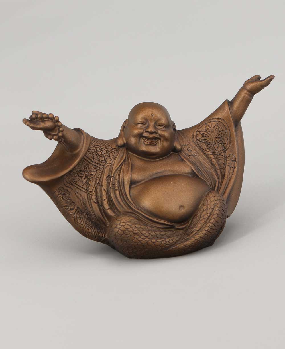 Welcoming Cheering Happy Buddha Statue、mySite、topwebapps