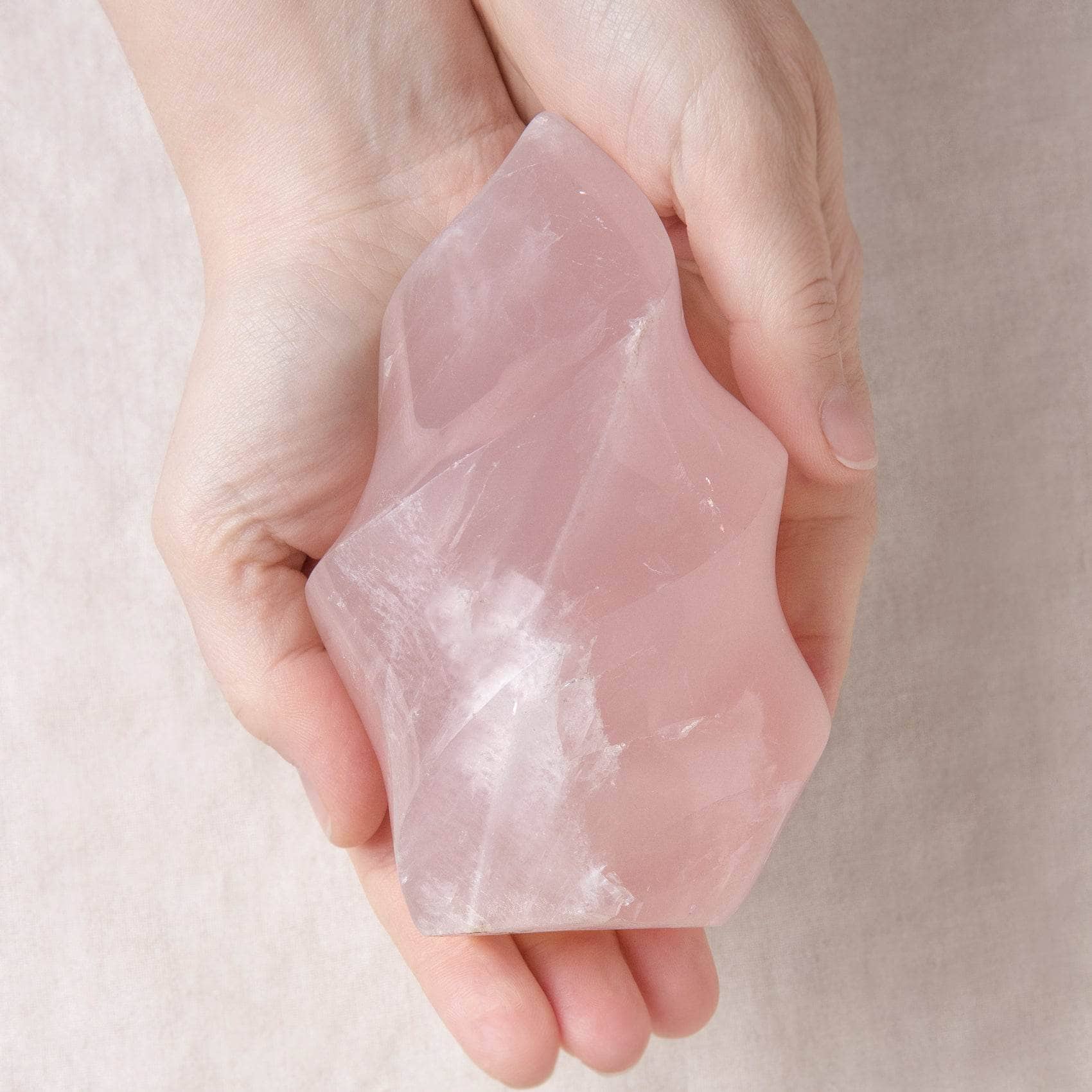 Rose Quartz Flame Crystals - 1 of a Kind、mySite、hinf8tx79
