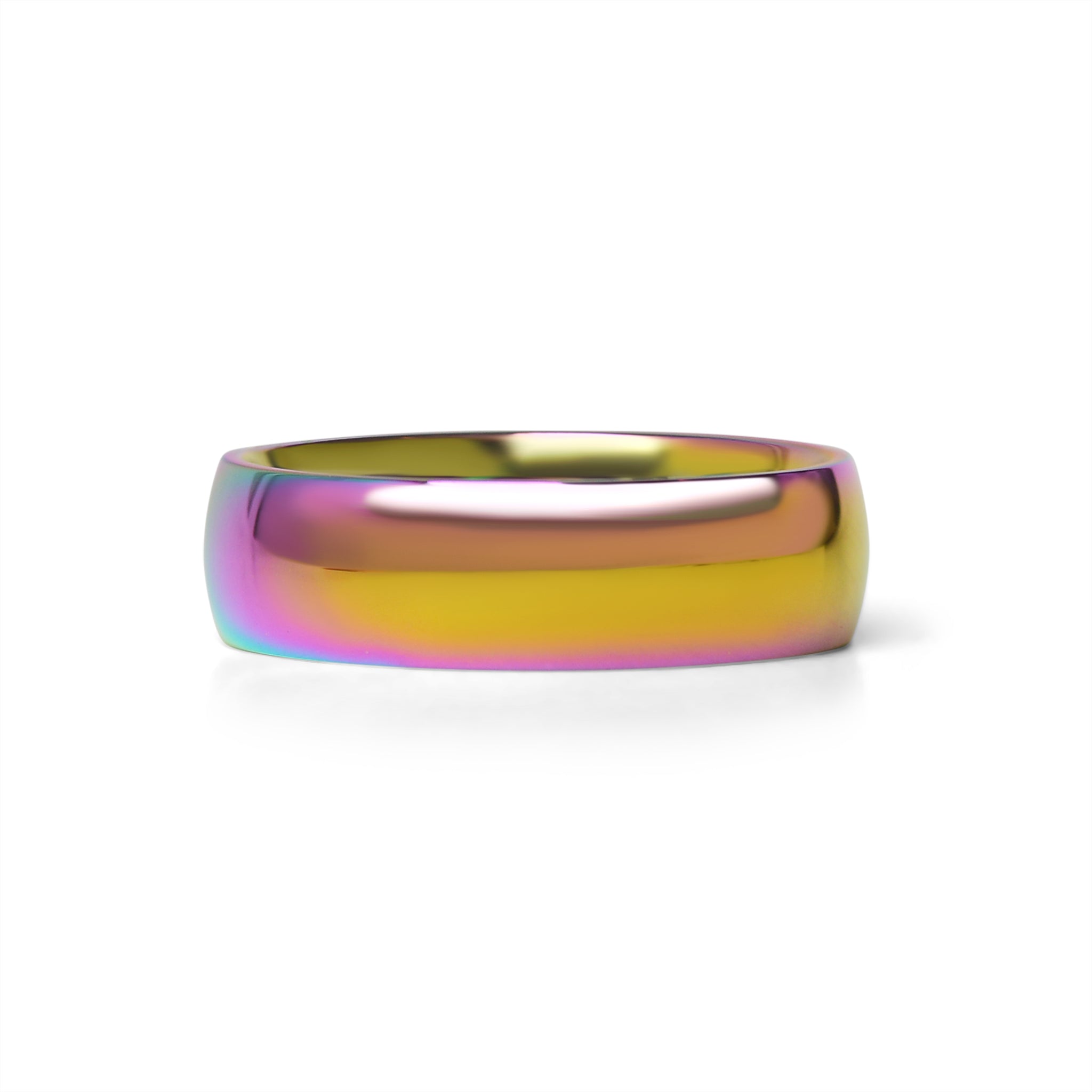 Rainbow Stainless Steel Blank Ring / CFR7012、mySite、dreamappss