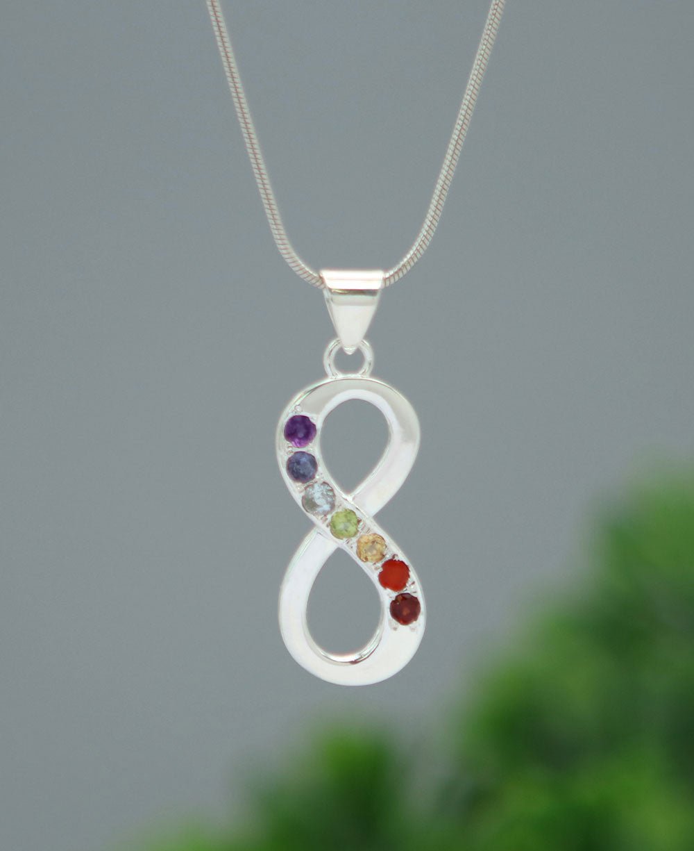 Sterling Silver Infinity Chakra Pendant、mySite、topwebapps