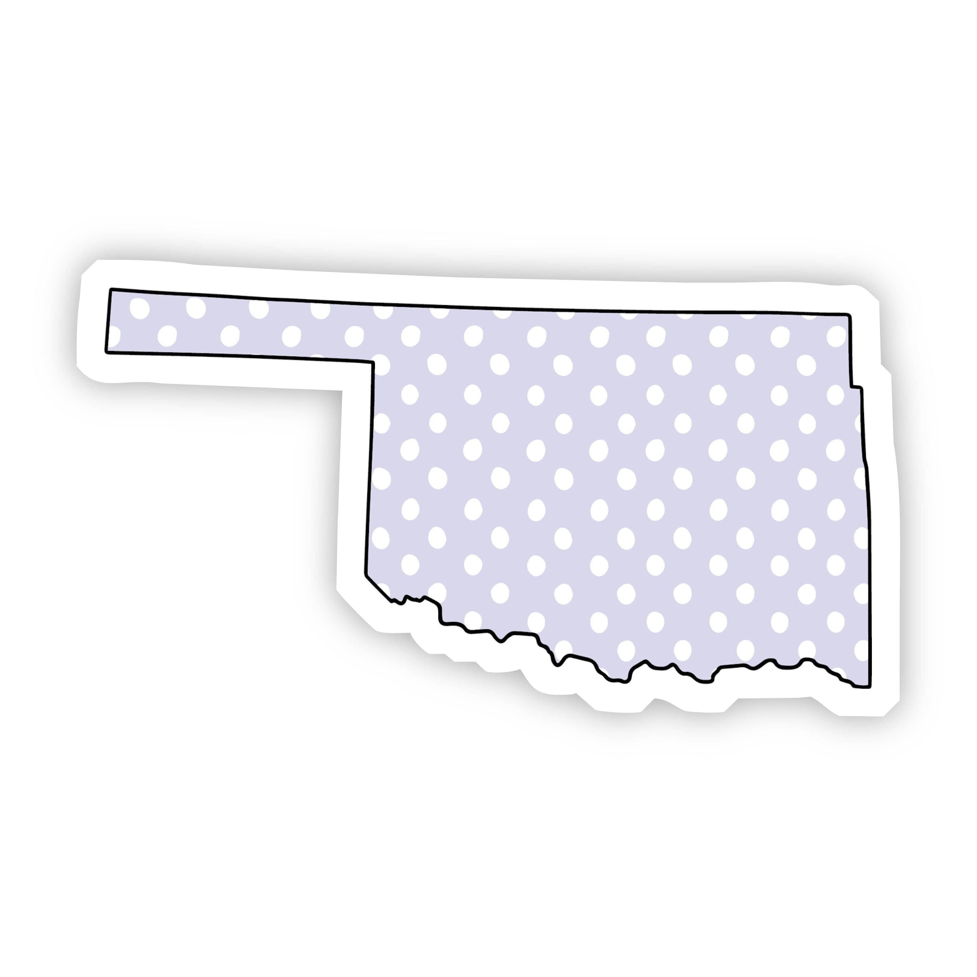  Oklahoma Polka Dot Sticker、mySite、elrpsem3k