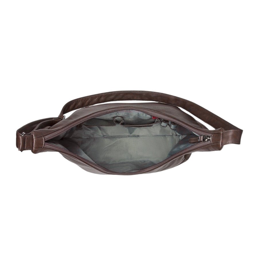  Sydney Crossbody Hobo | Leather | Brandy、mySite、preschool7hills