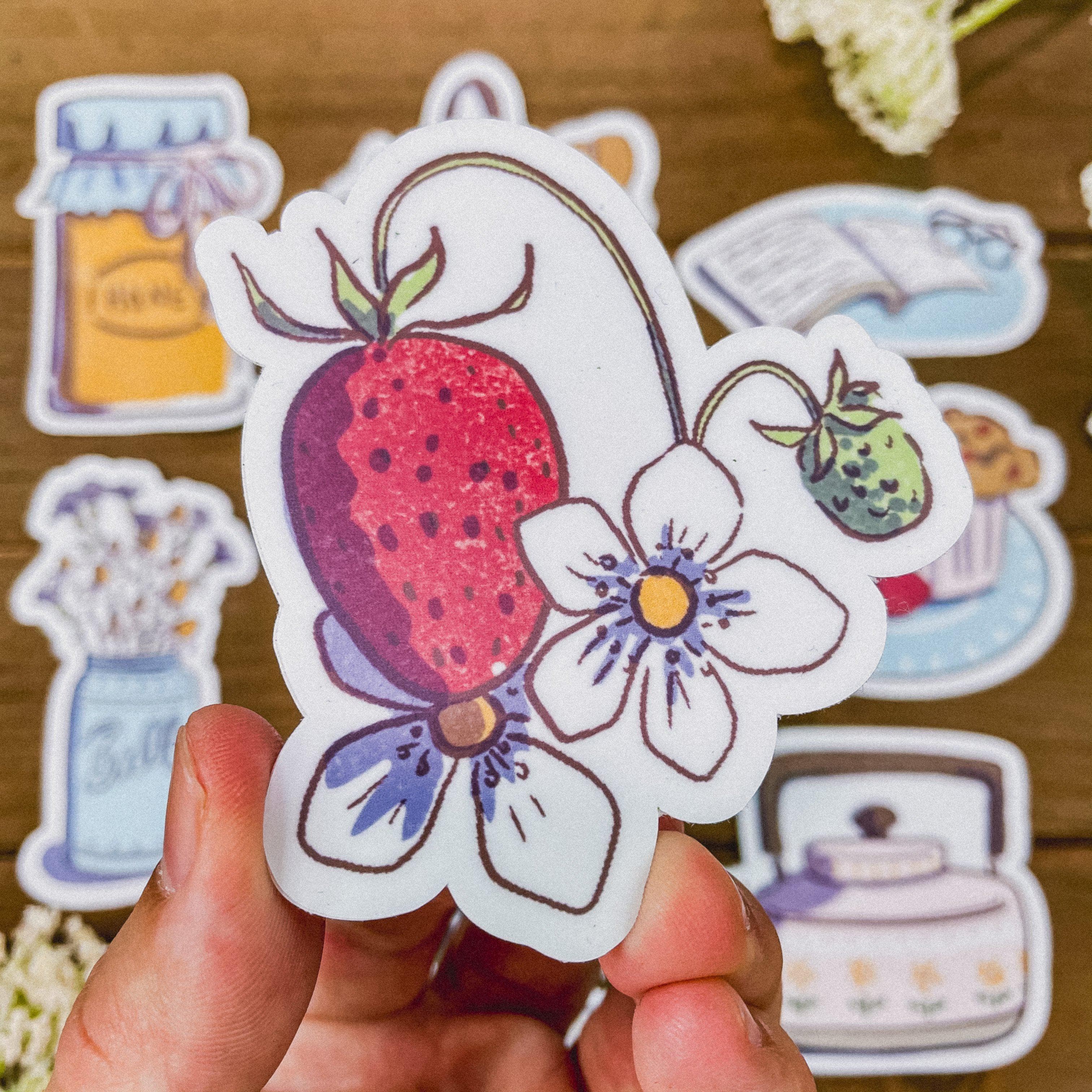  Strawberry Blooming Sticker、mySite、elrpsem3k