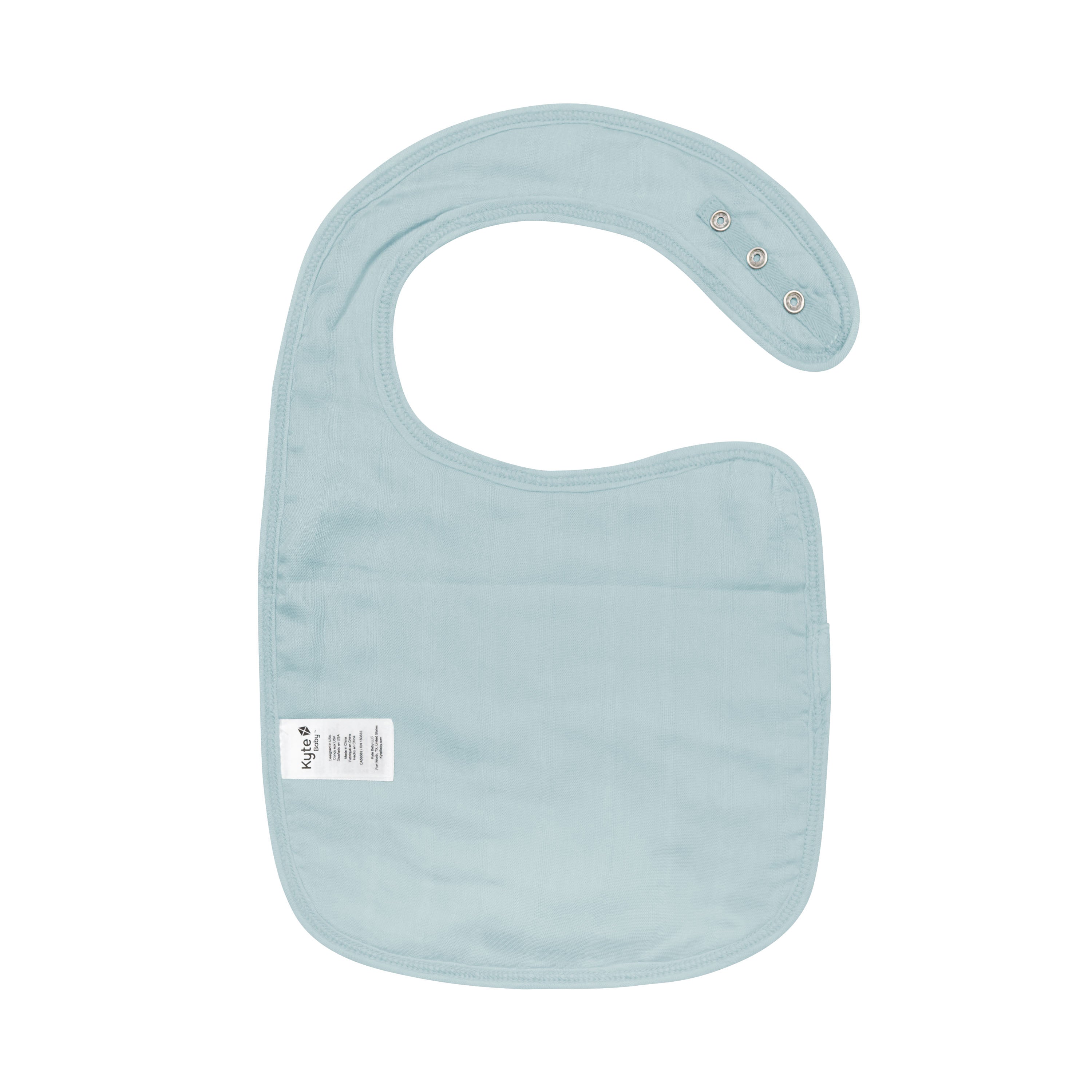  Bamboo Muslin Bib in Mist、mySite、layawaytickets