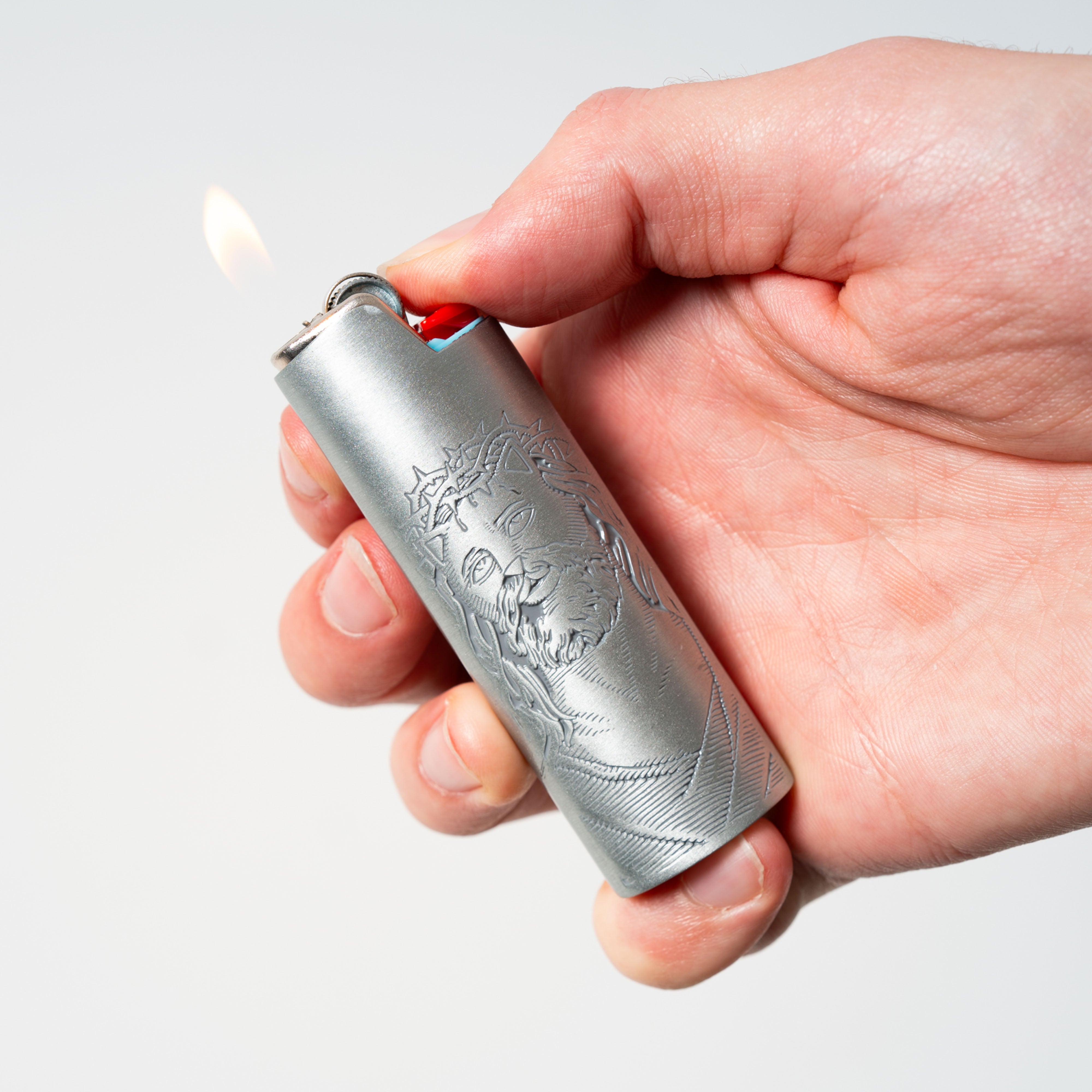  Lord Savior Lighter Cover (Silver)、mySite、merchandisen