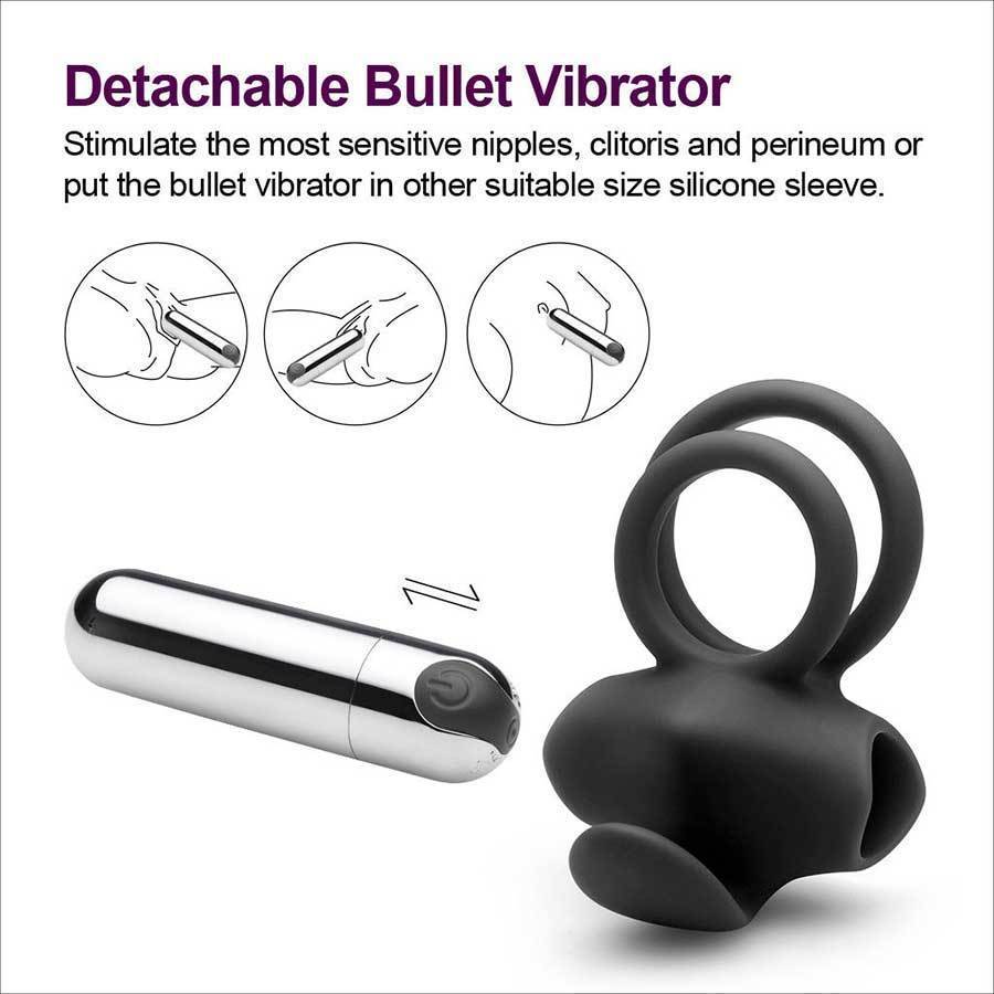 Silicone Flicker Vibrating Cock Ring & Penis Enhancer by Lynk Pleasure、mySite、bottomscart