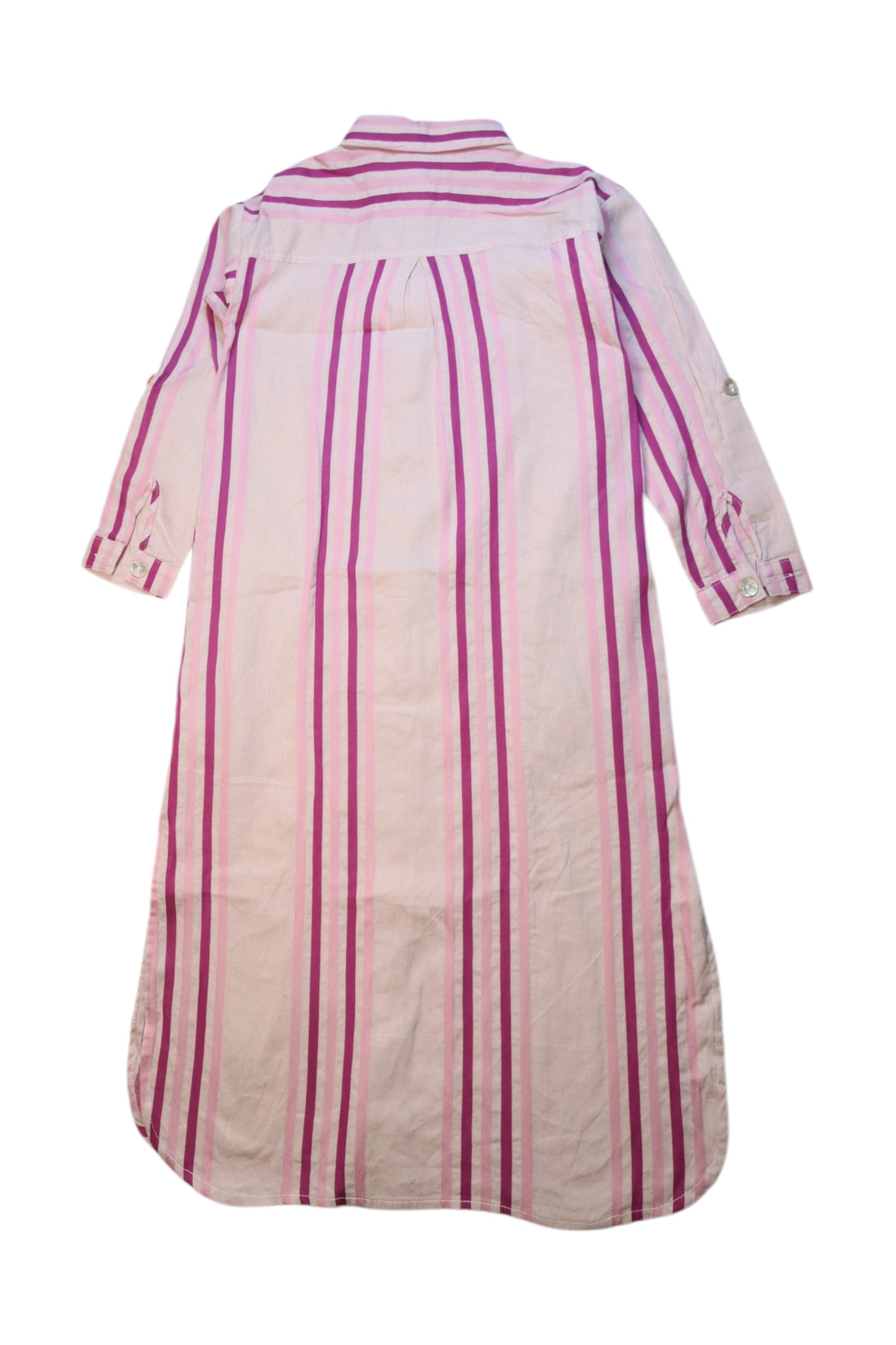 Excuse My French Striped Long Shirt Dress - Size 8Y、mySite、g9winljtr
