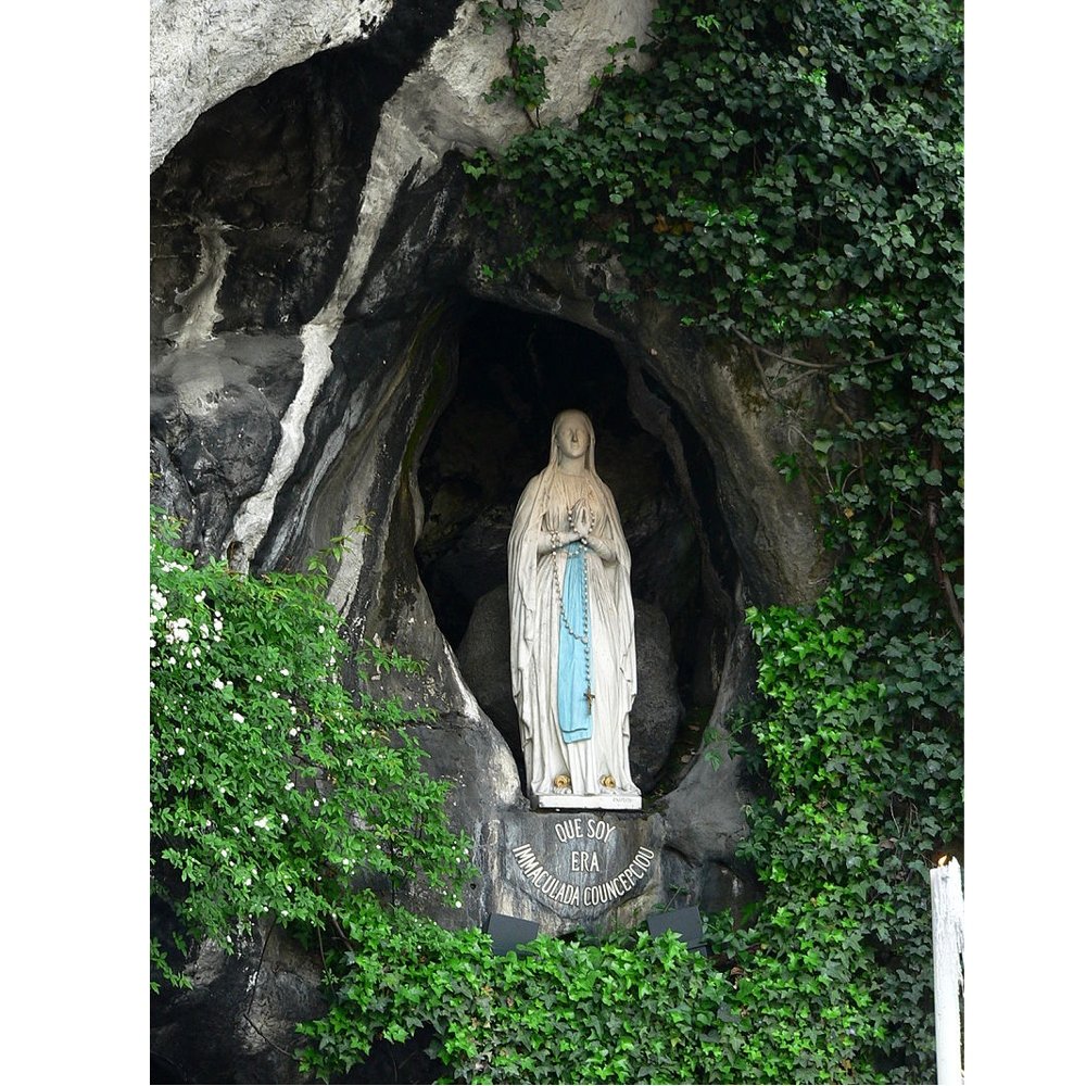  Holy Land Market Olive Wood Rosary with Holy Water from Lourdes (51 cm or 20)、mySite、elrpsem3k